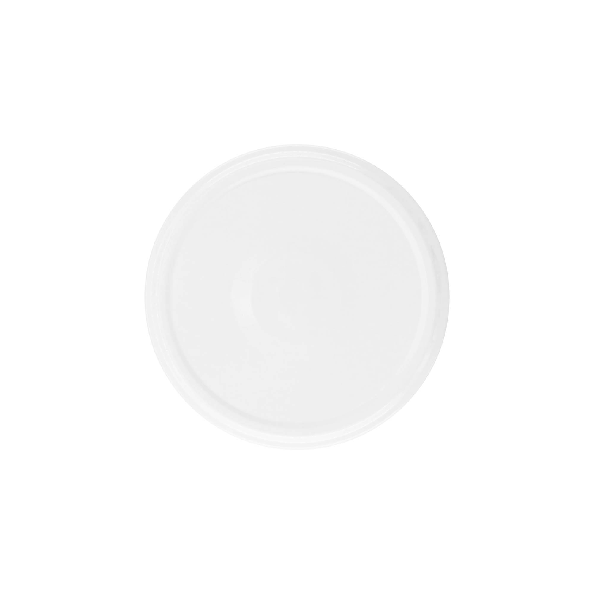 Capac Twist-Off, tablă albă, alb, pentru gura: TO 82