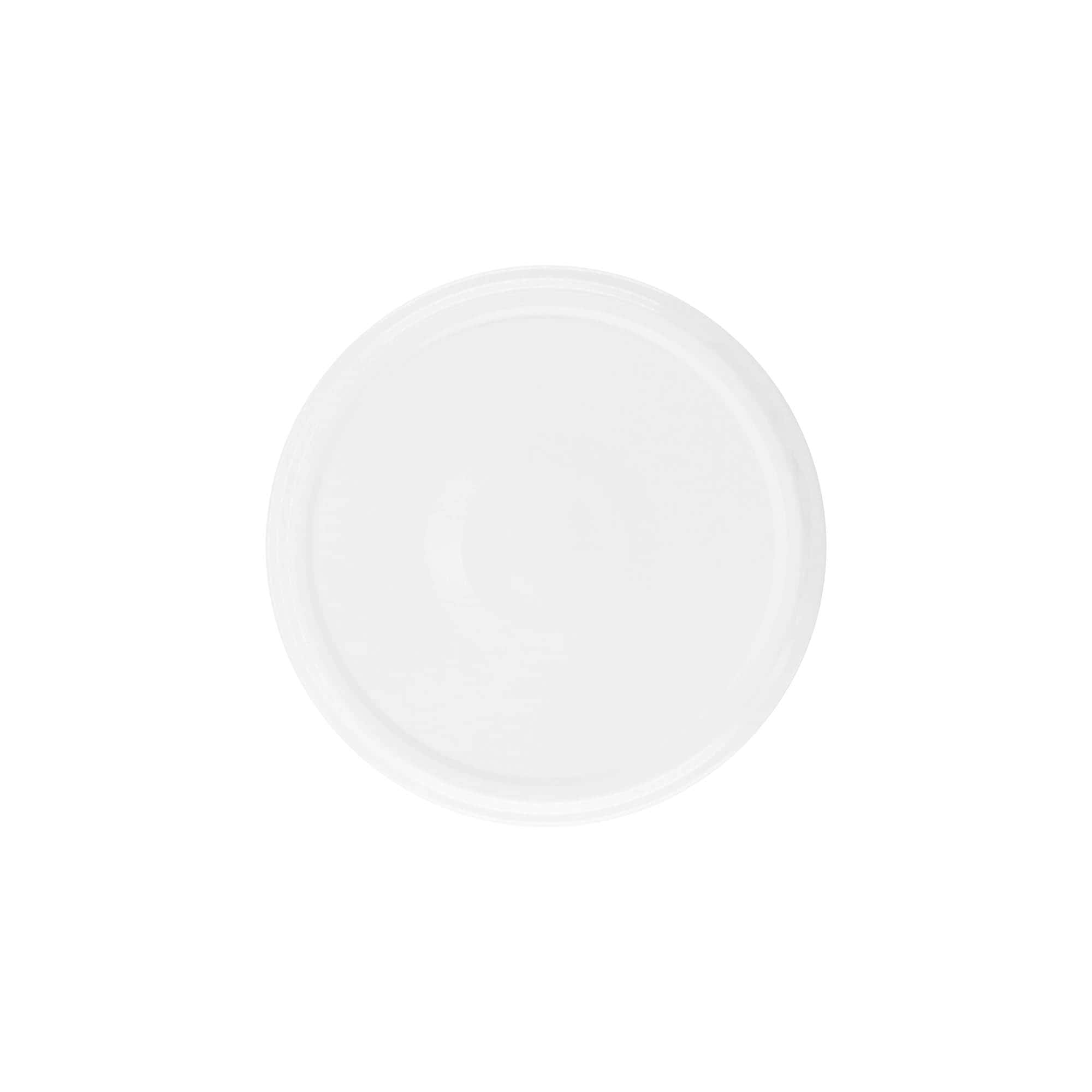 Capac Twist-Off, tablă albă, alb, pentru gura: TO 82