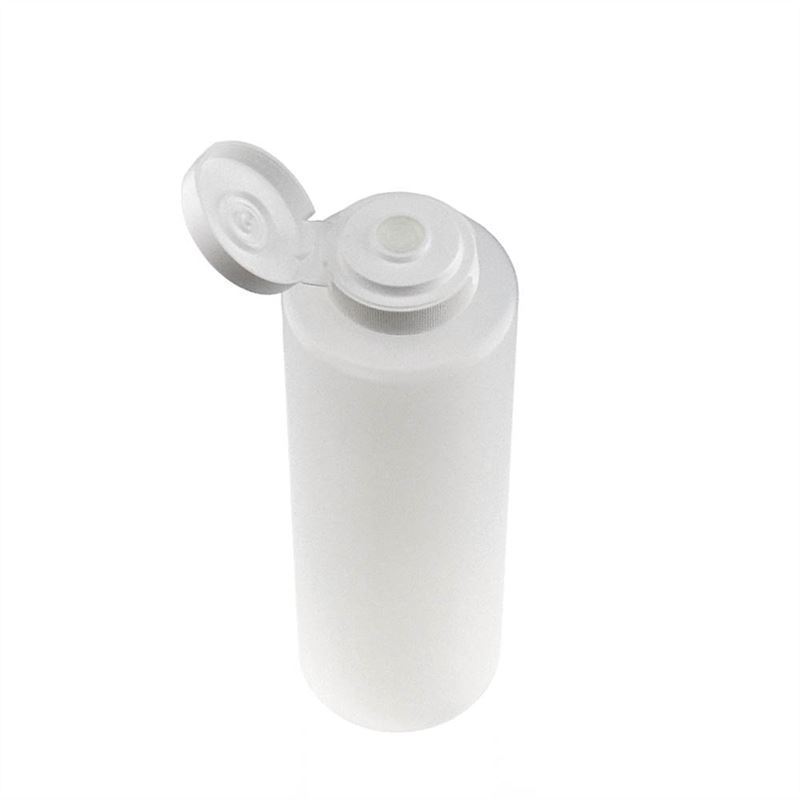 Sticlă pentru sos de 500 ml, plastic LDPE, natural, gură: 38/400