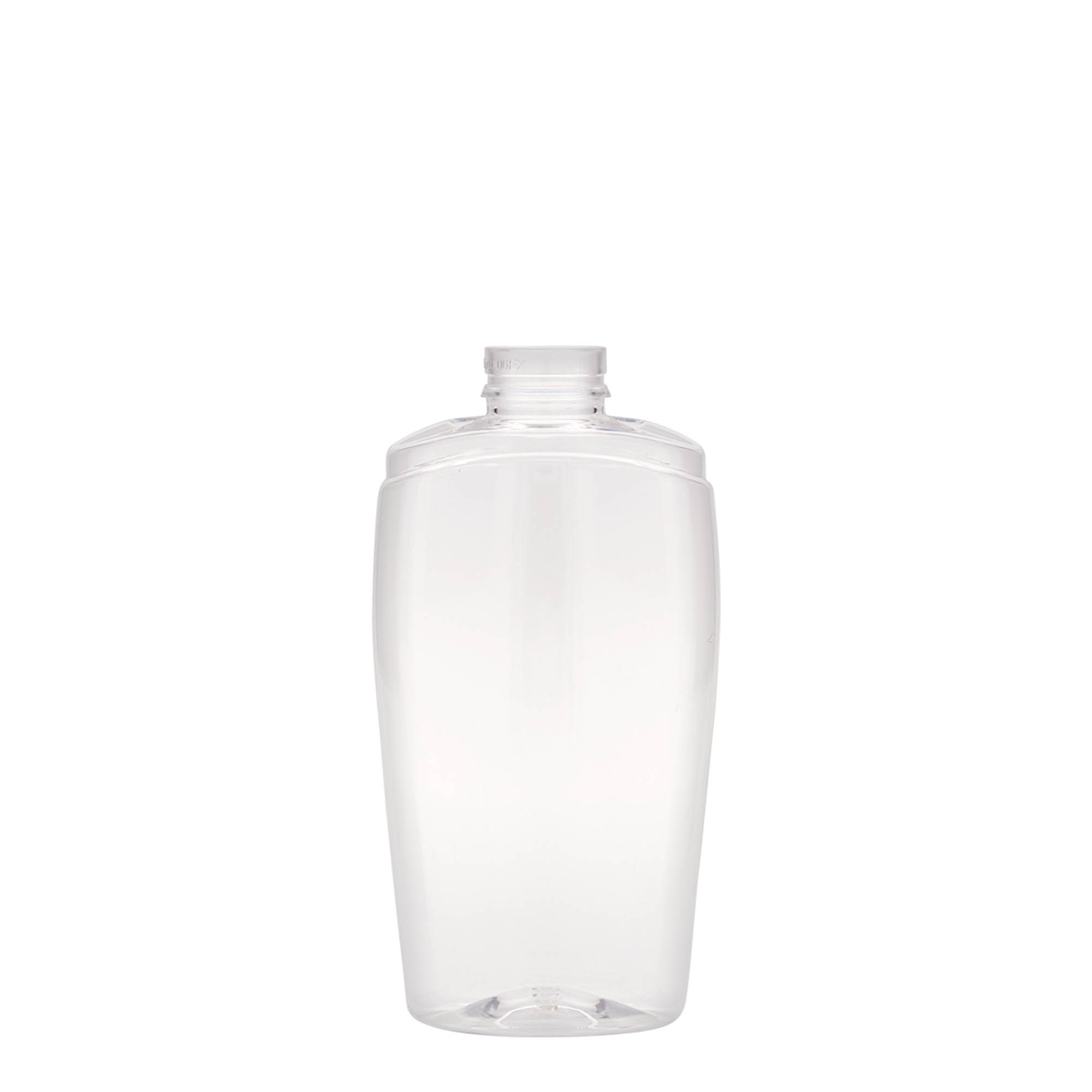 Sticlă PET de 200 ml „Squeeze”, ovală, din plastic
