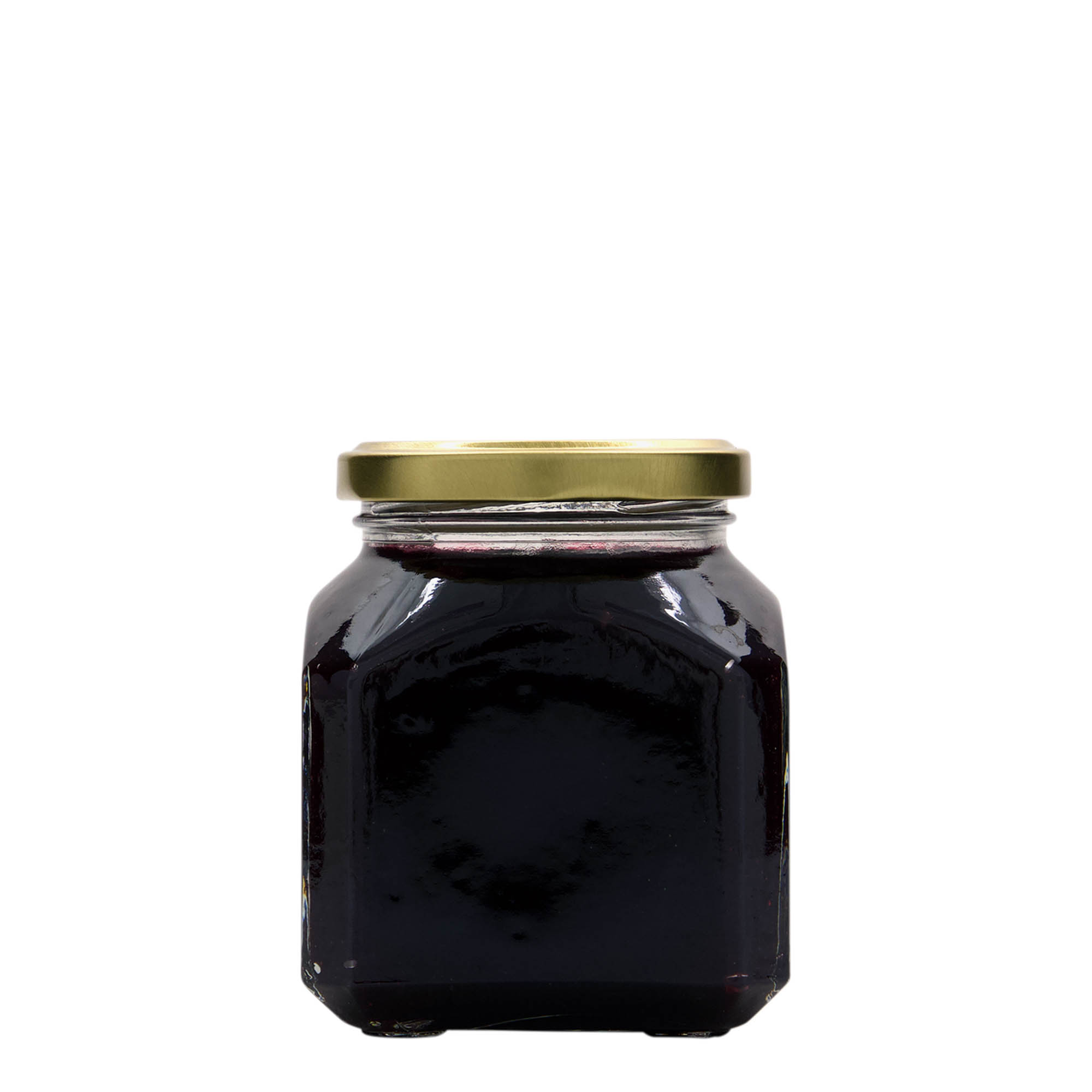 314 ml borcan pătrat „Mailand”, gura: Twist-Off (TO 63)