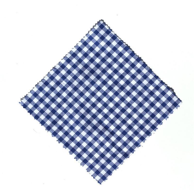 Șervețel din material textil în carouri 15x15, pătrat, textil, albastru închis, gura: TO58-TO82 Șervețel din material textil în carouri 15x15, pătrat, textil, albastru închis, gura: TO58-TO82