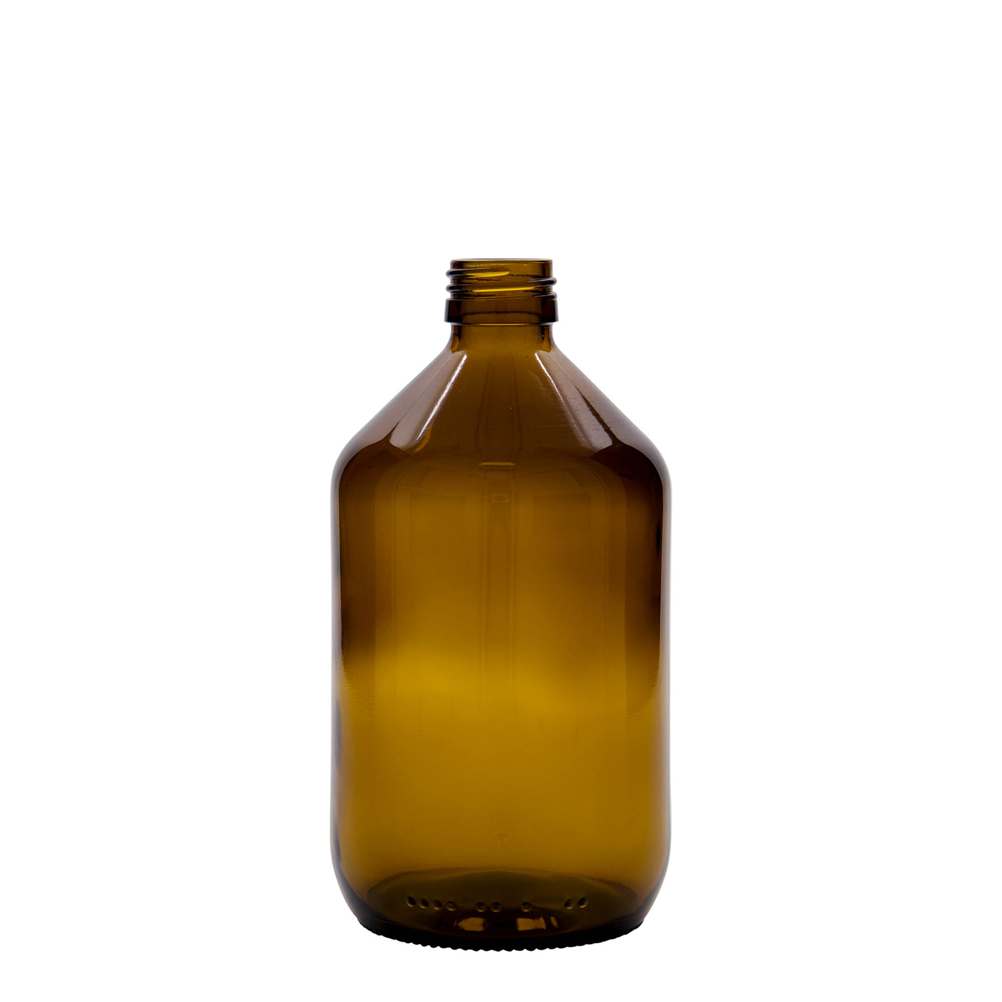 Flacon medical de 500 ml, maro, sticlă, gura: PP 28 Flacon medical de 500 ml, maro, sticlă, gura: PP 28