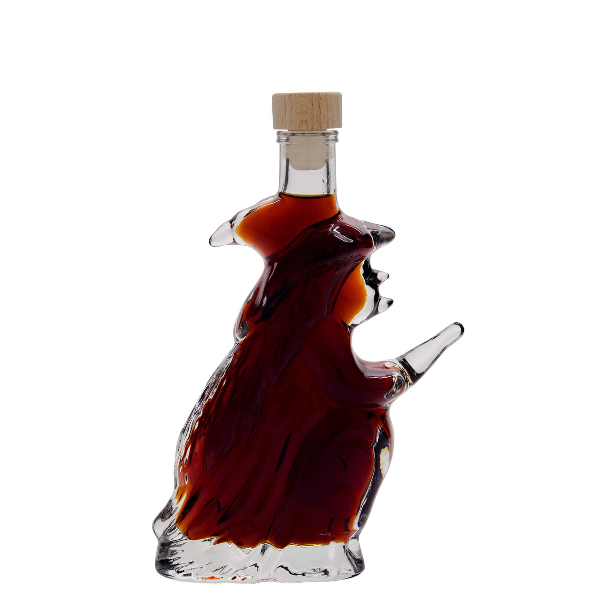 Sticlă de sticlă de 200 ml „Vrăjitoare”, gura: dop de plută