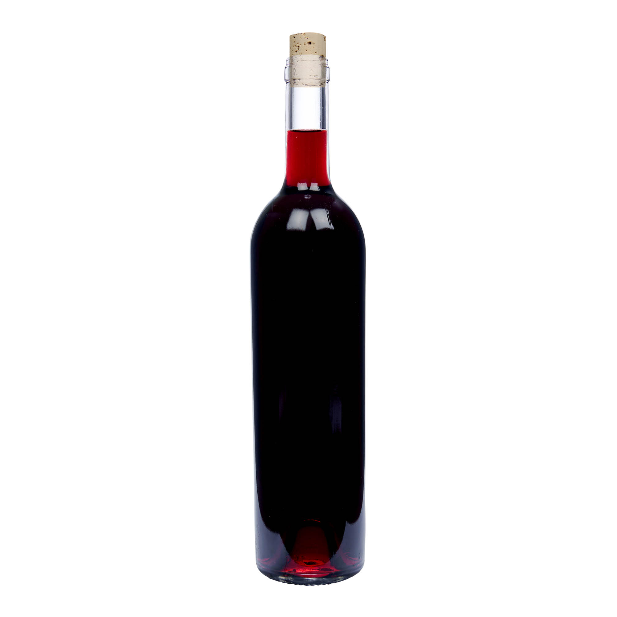 Sticlă de vin 750 ml 'Liberty', gât: dop de plută