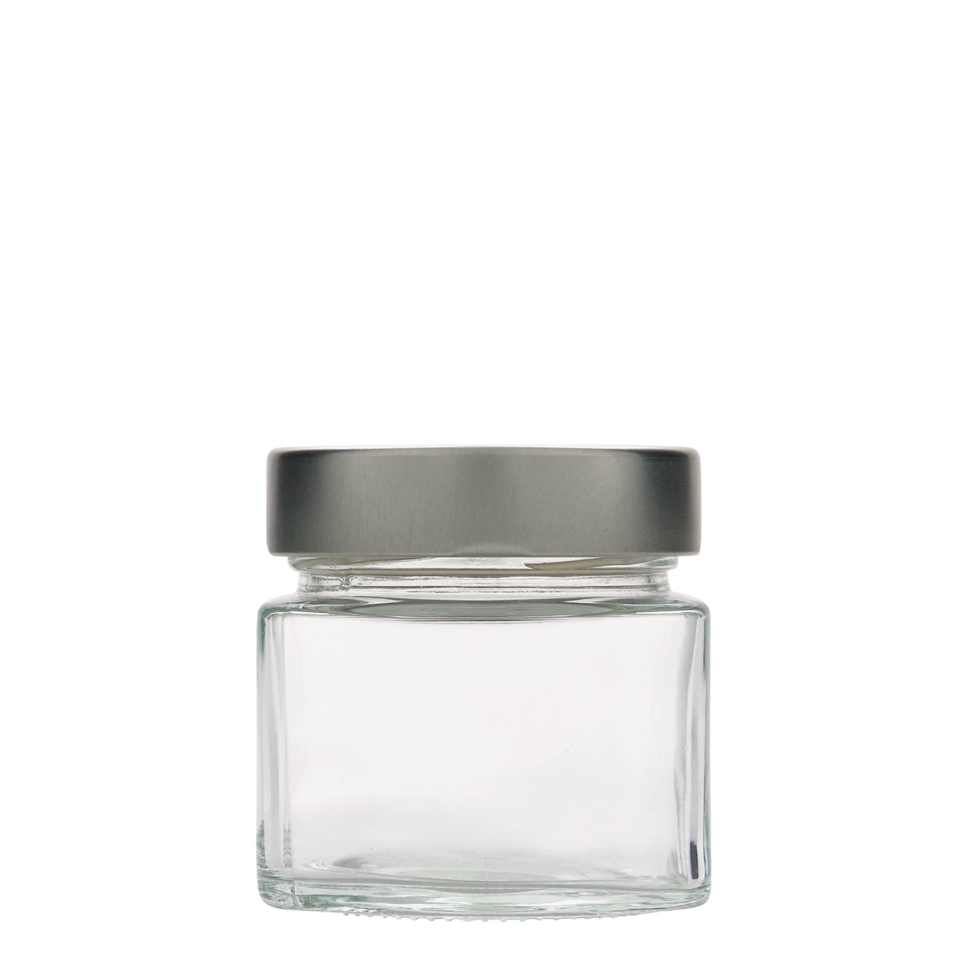 212 ml borcan pătrat 'Kimba', gura: Extra-Deep-Twist-Off (EDTO 70)