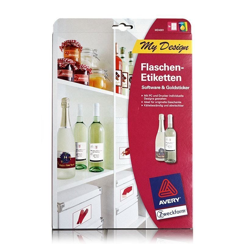 Etichete autocolante, 20 coli, hârtie, alb