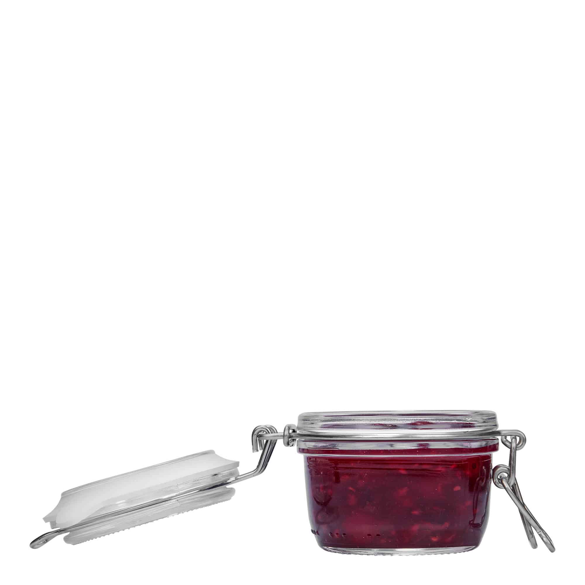 125 ml borcan cu clemă metalică „Fido”, gura: închidere cu clemă metalică