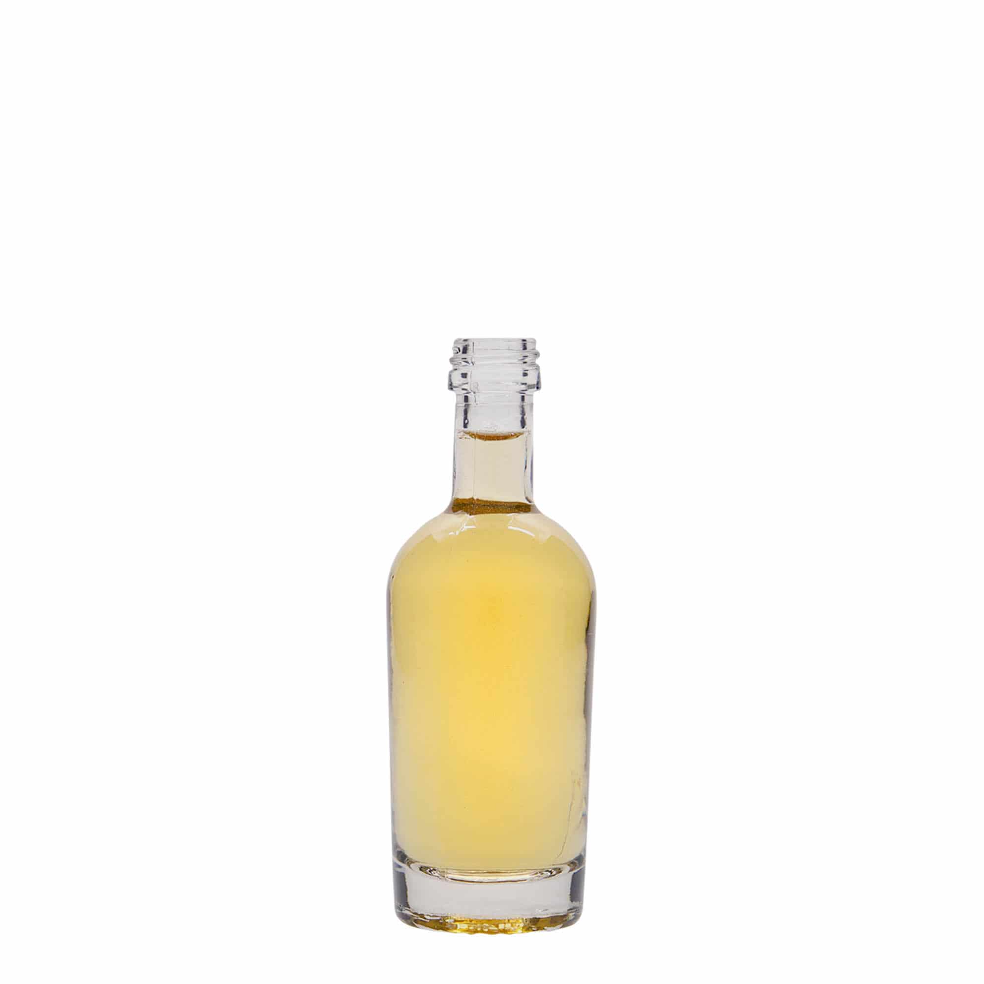 Sticlă de sticlă de 50 ml 'Pepe', gura: PP 18