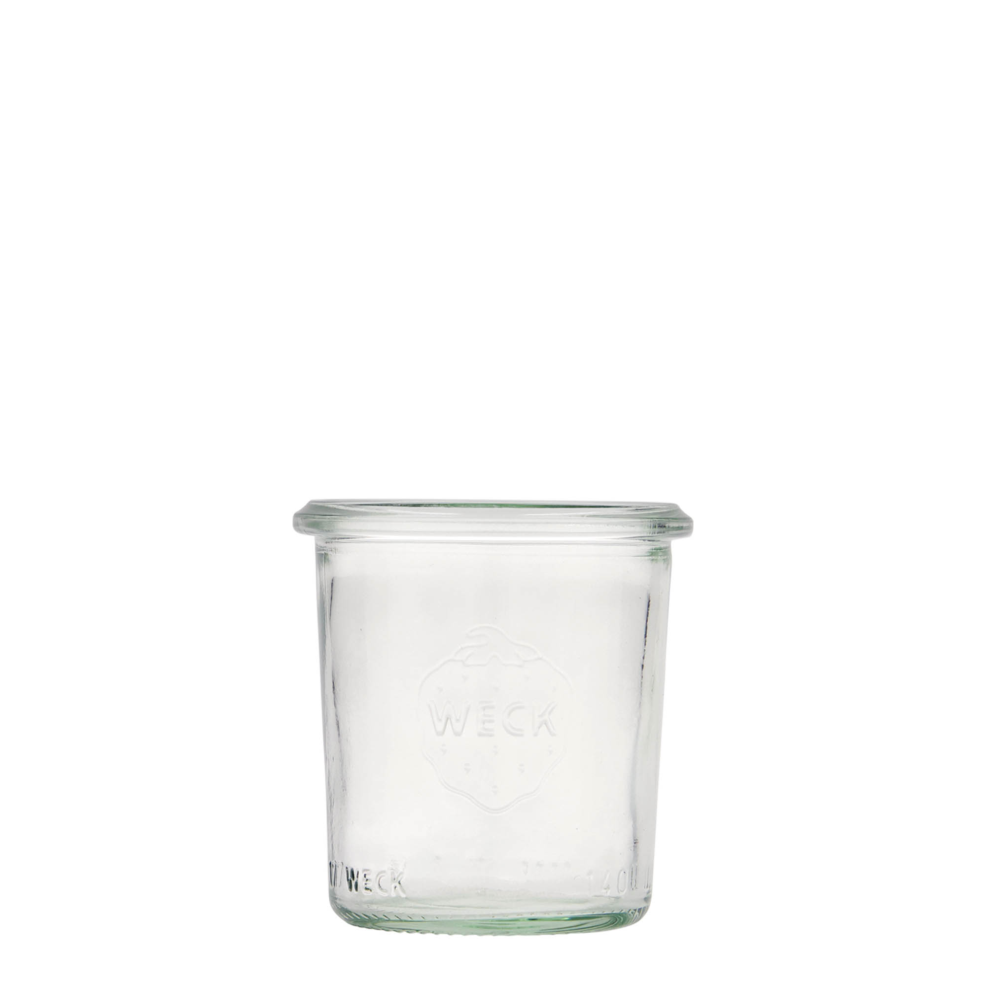 140 ml borcan WECK cu gura: margine rotundă