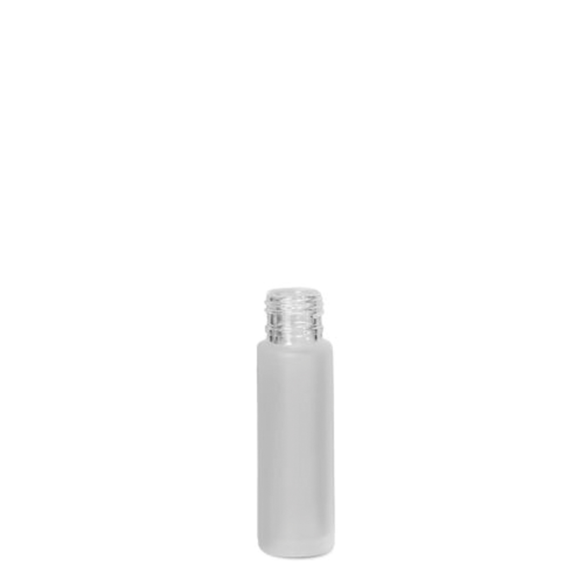 Sticlă roll-on de 10 ml, sticlă, mată, gât: capac cu filet Sticlă roll-on de 10 ml, sticlă, mată, gât: capac cu filet