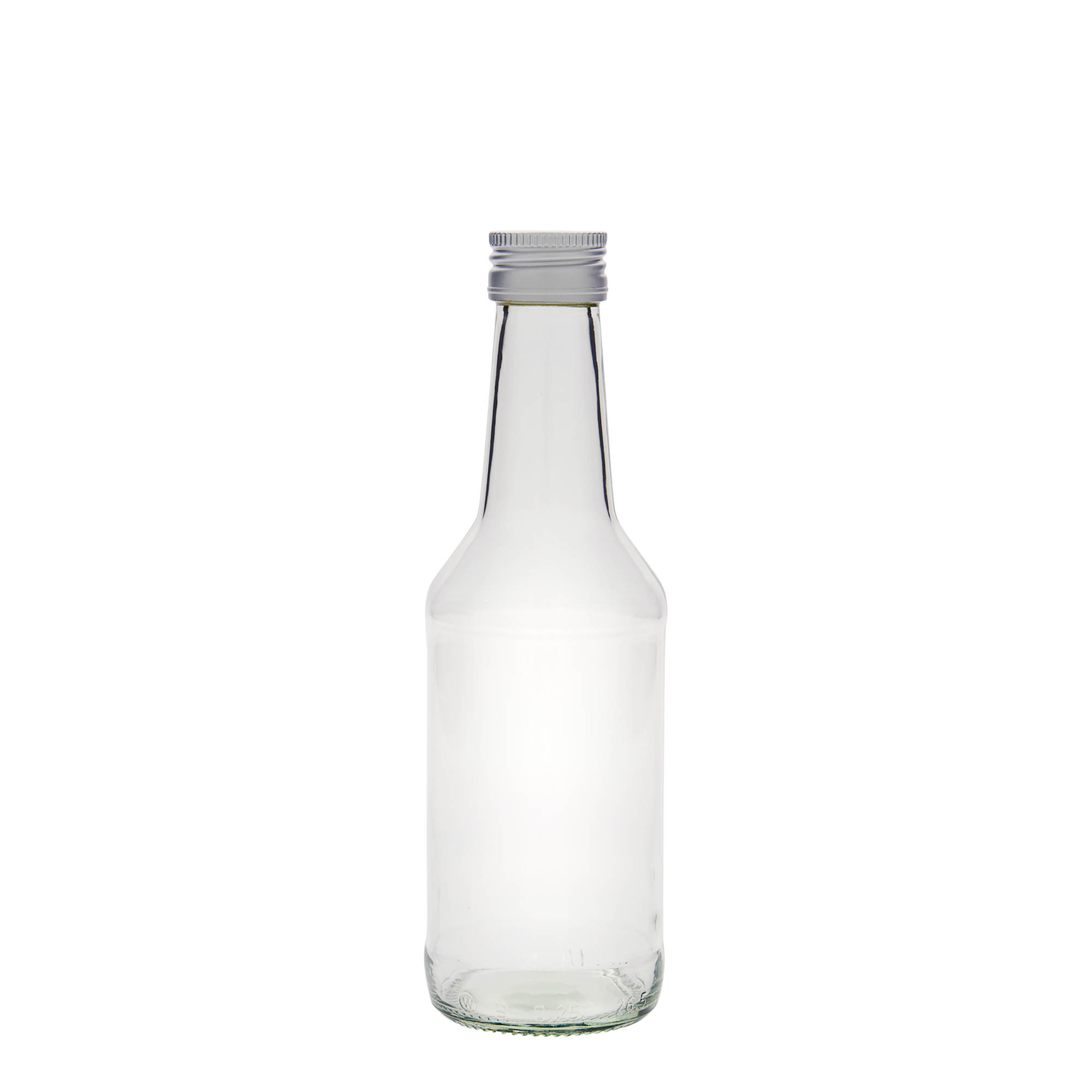 Sticlă de sticlă de 250 ml „Nils”, gura: PP 28 Sticlă de sticlă de 250 ml „Nils”, gura: PP 28