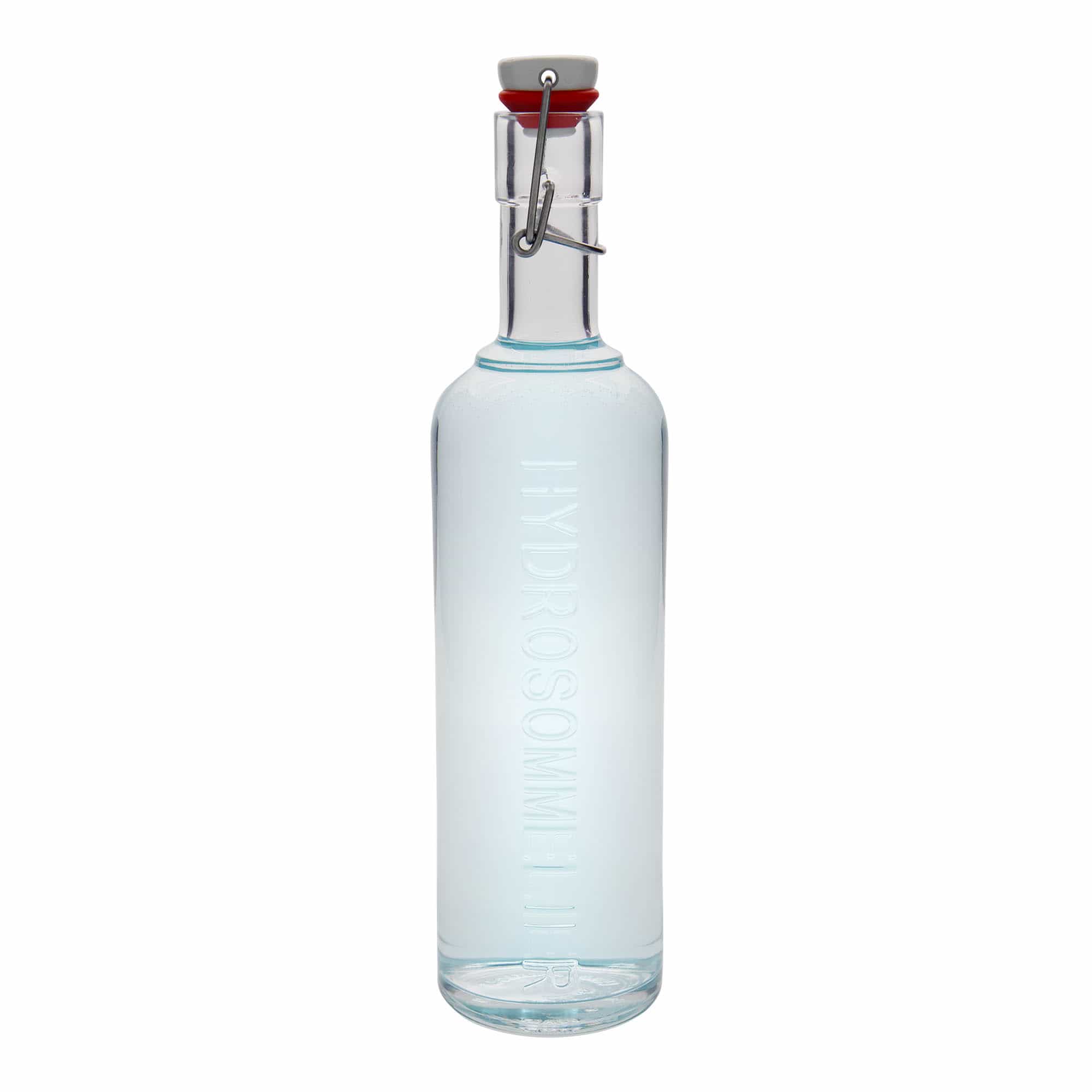 1.000 ml sticlă de sticlă „Optima Hydrosommelier”, gura: închidere cu clemă