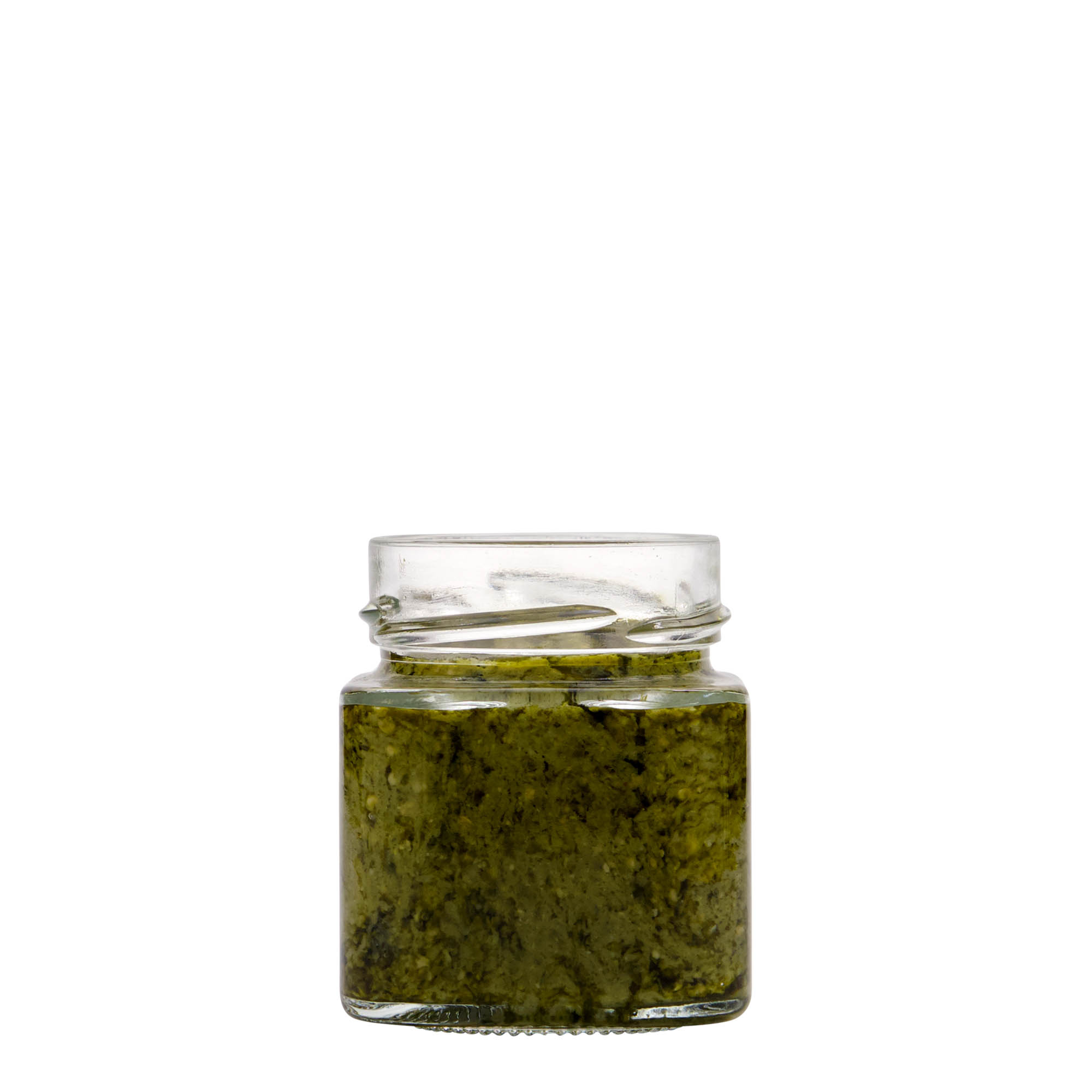 156 ml borcan pătrat „Funny”, gura: Deep-Twist-Off (DTO 58)