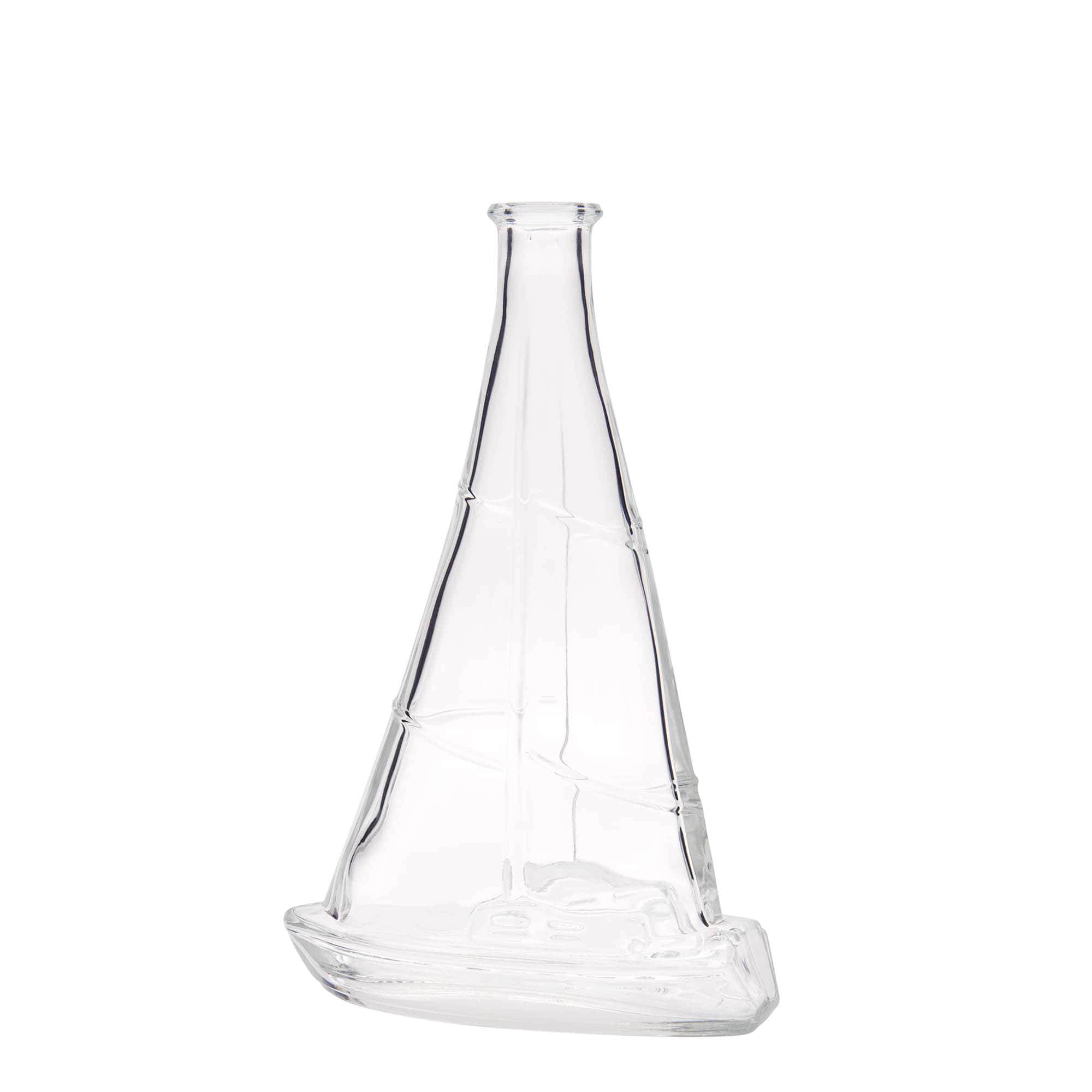 Sticlă de sticlă de 350 ml „Barcă cu vele”, gura: dop de plută