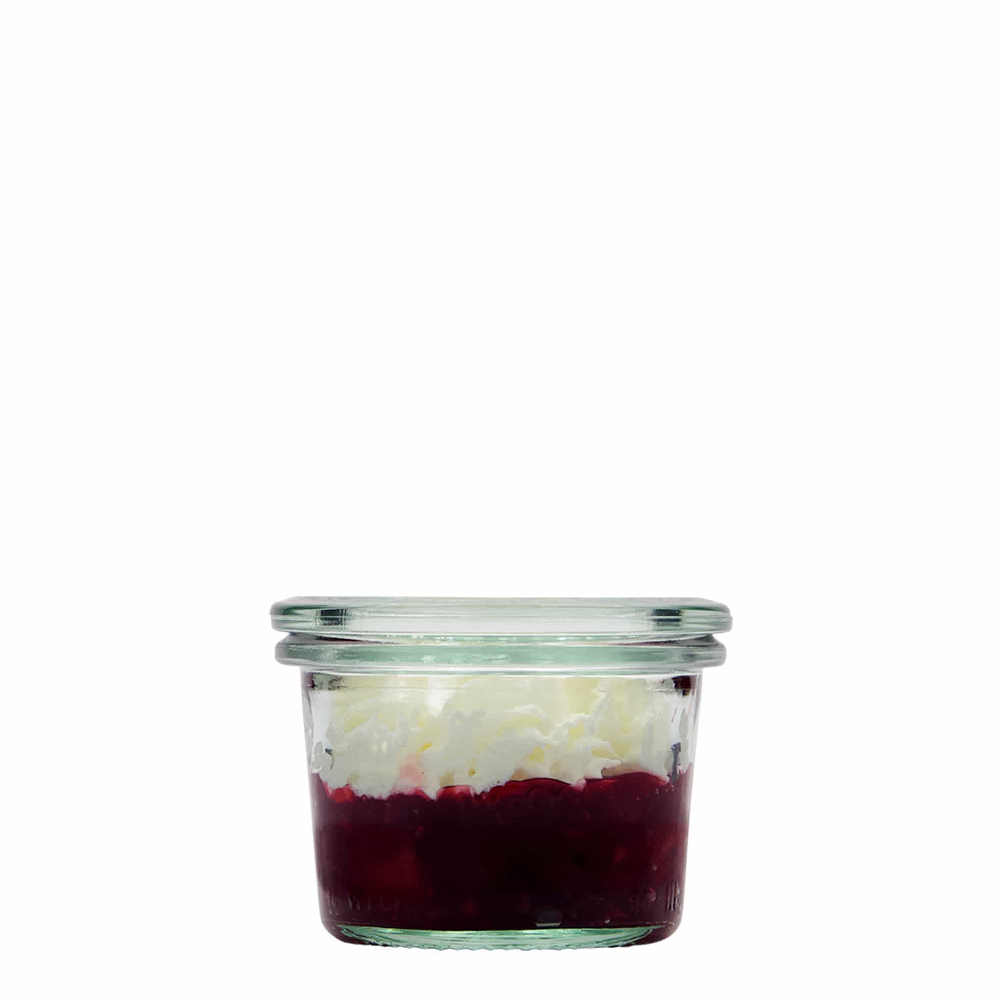 80 ml borcan WECK cu gura rotundă, margine rotundă