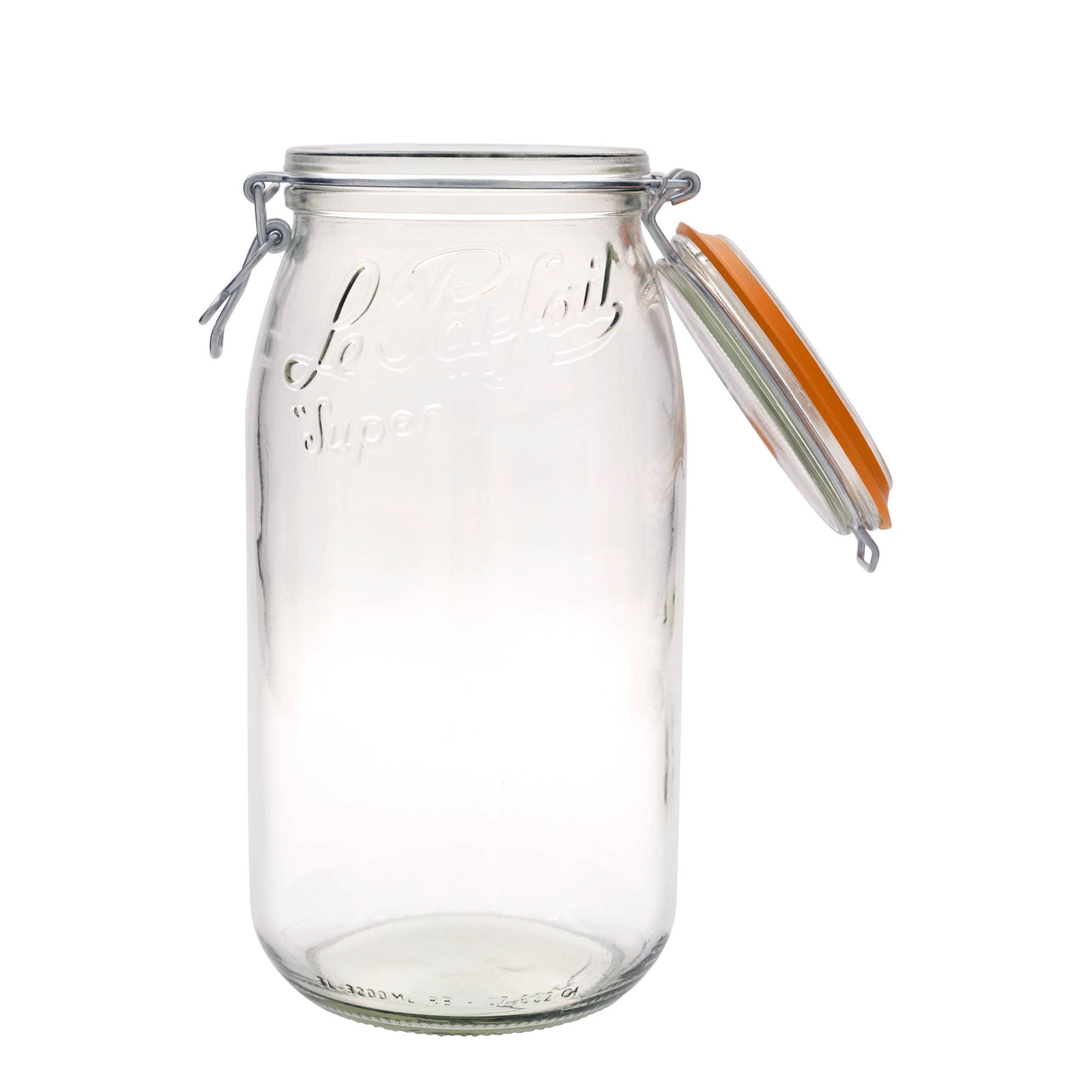 3.000 ml borcan cu clemă metalică „Le Parfait Super Bocal”, deschidere: închidere cu clemă metalică