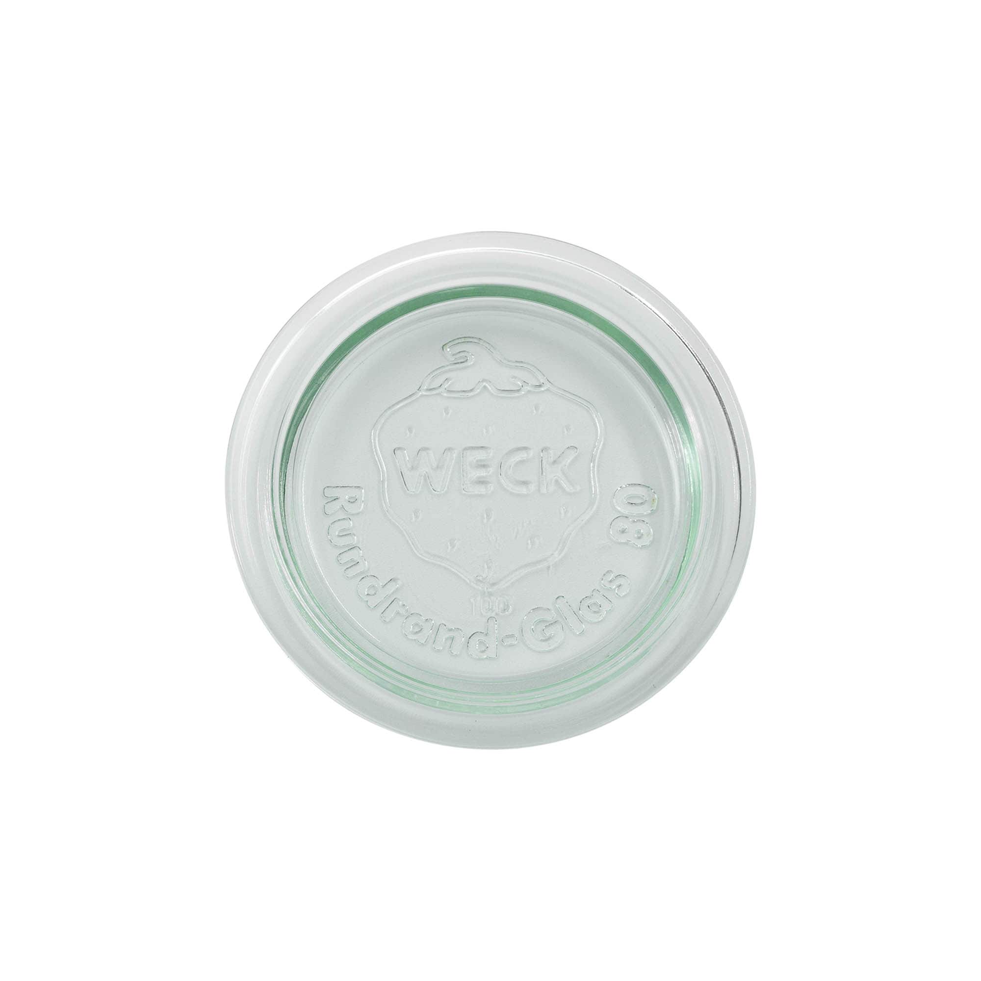Capac WECK pentru borcan, margine rotundă, pentru gura: RR80 Capac WECK pentru borcan, margine rotundă, pentru gura: RR80