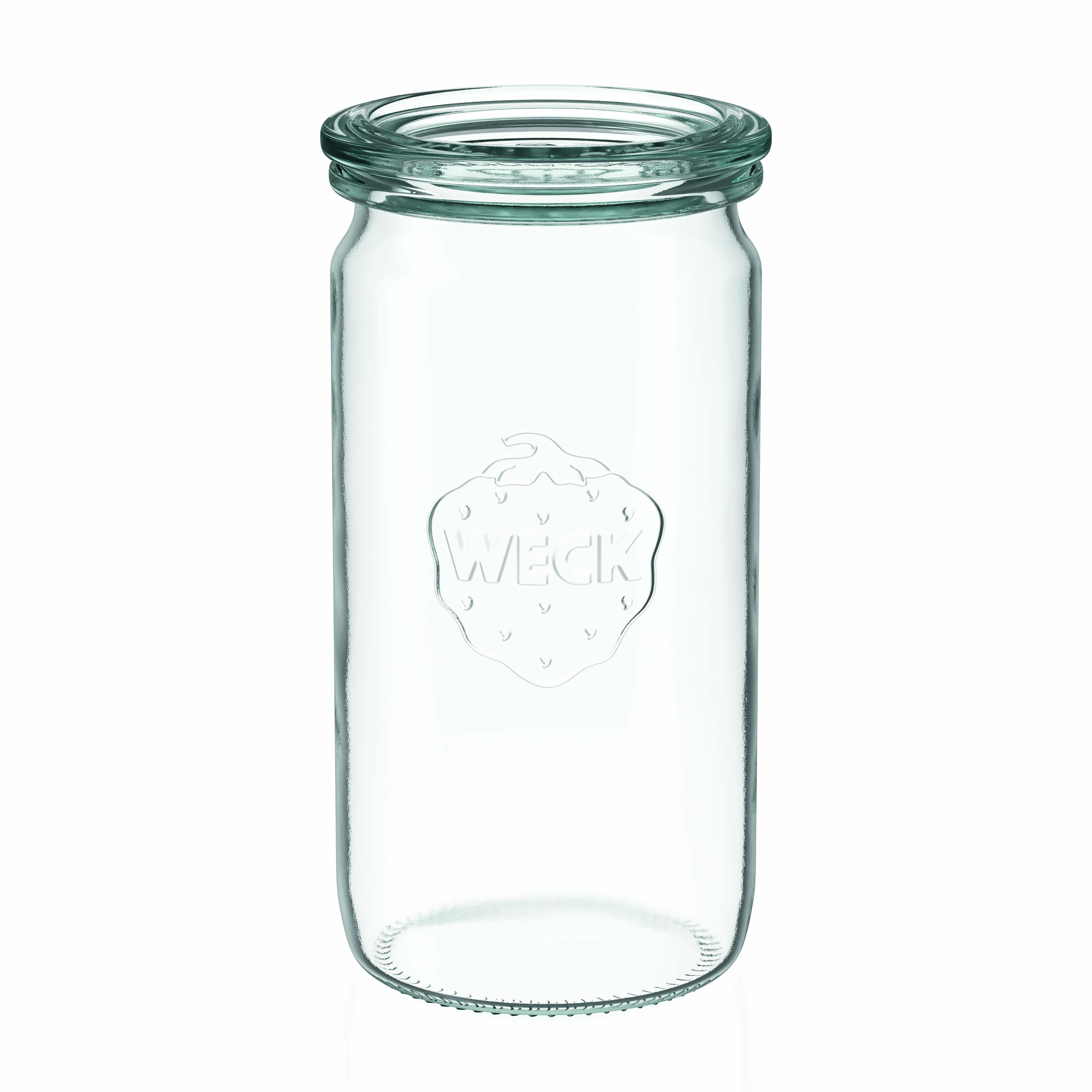 340 ml borcan cilindric WECK, gură: margine rotundă