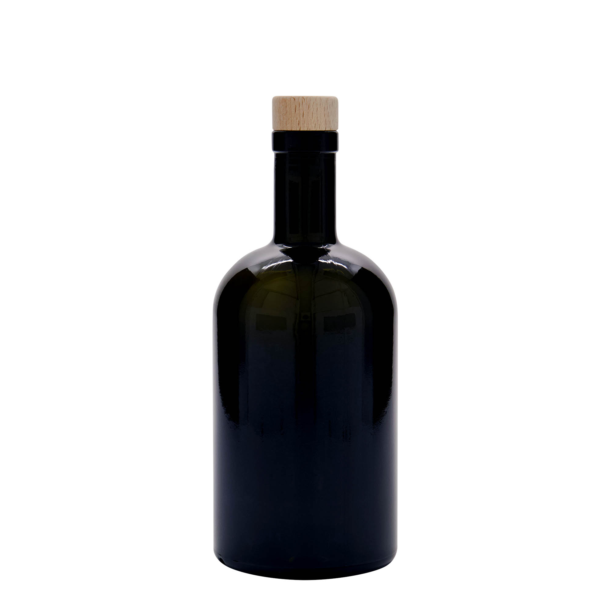 Sticlă de sticlă de 500 ml „Farmacia”, verde antic, gura: plută Sticlă de sticlă de 500 ml „Farmacia”, verde antic, gura: plută