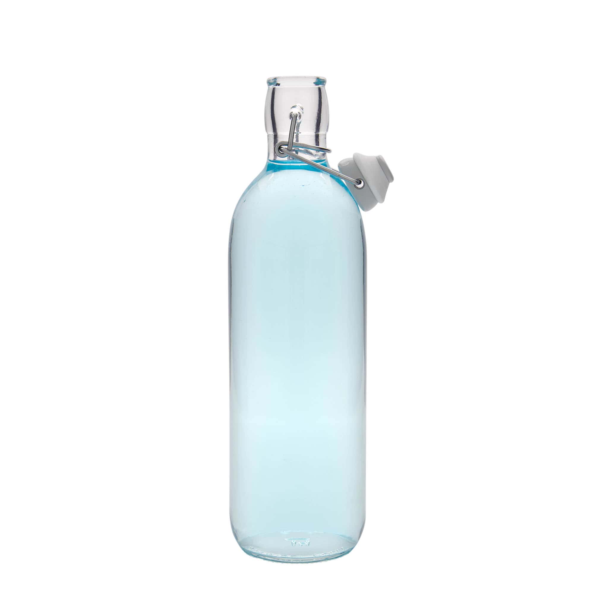Sticlă de sticlă de 1.000 ml „Emilia”, gura: închidere cu clemă