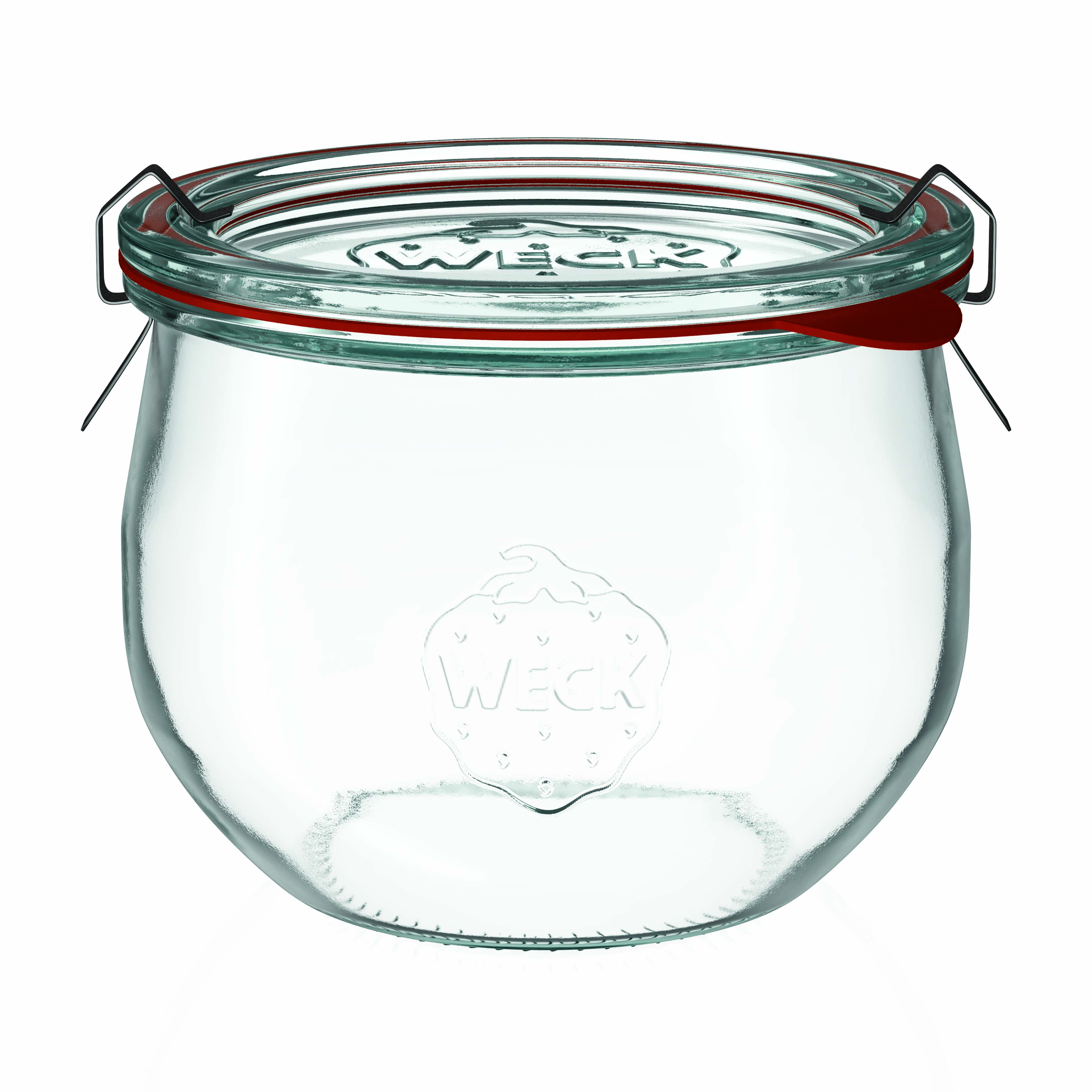 580 ml borcan WECK tip lalea, gură: margine rotundă 580 ml borcan WECK tip lalea, gură: margine rotundă