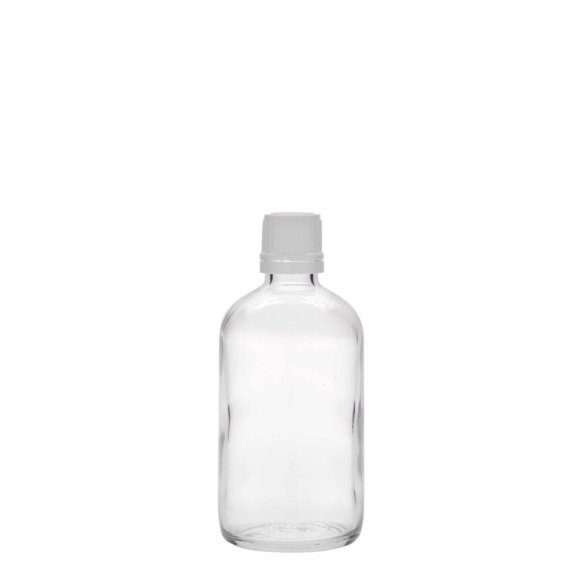 100 ml sticlă medicală, sticlă, gura: DIN 18