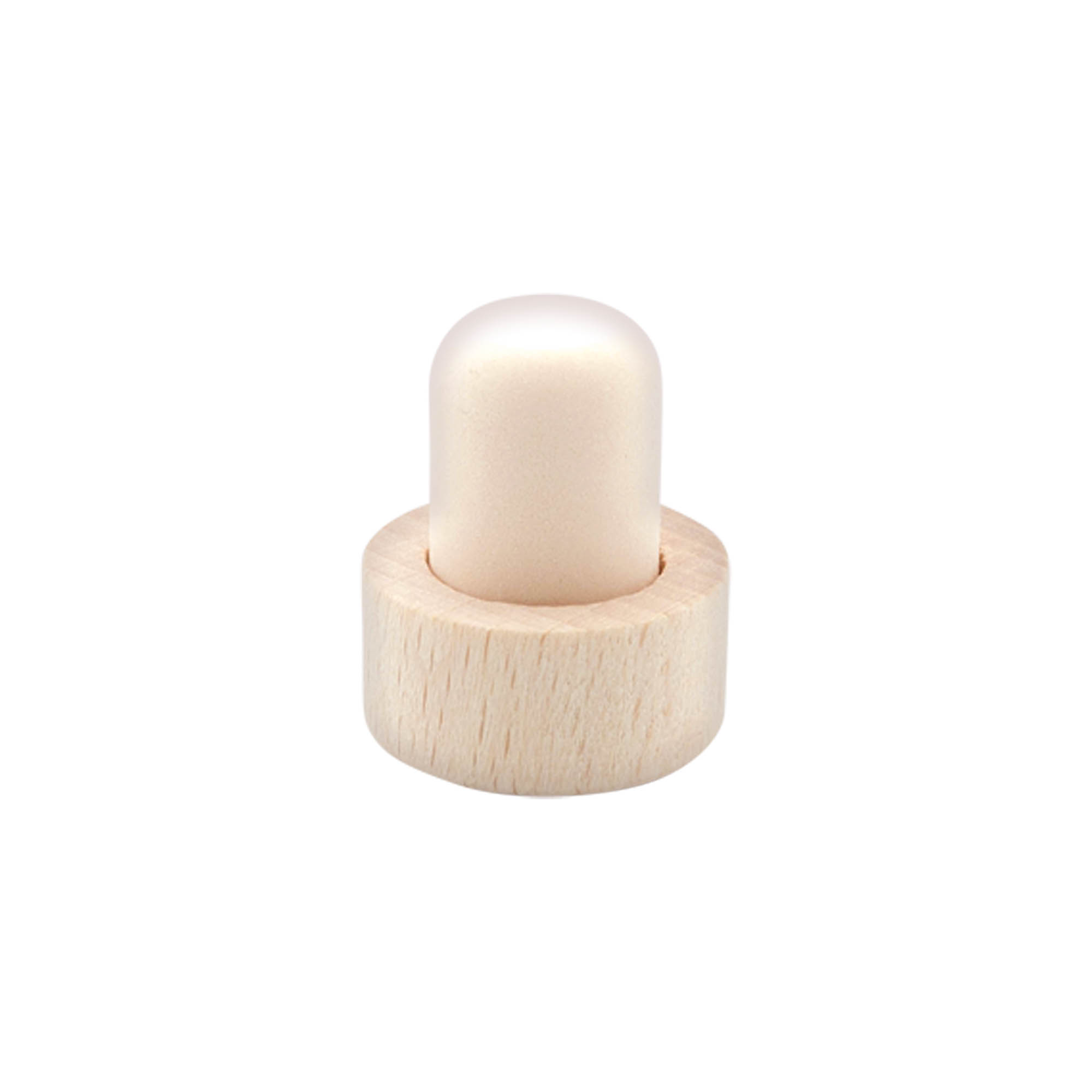 Dop cu mâner 18 mm, lemn/plastic, pentru gură: dop de plută Dop cu mâner 18 mm, lemn/plastic, pentru gură: dop de plută