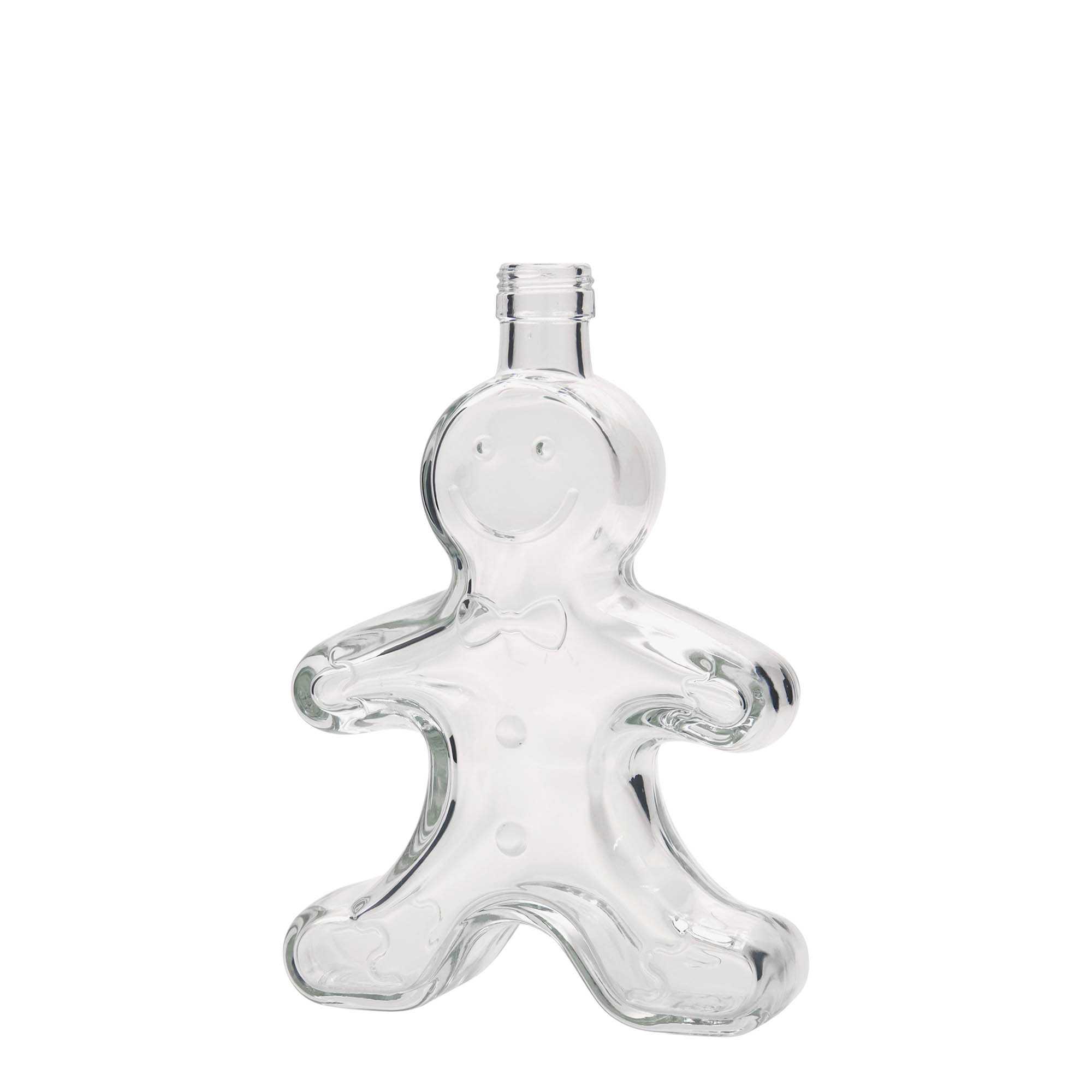 Sticlă de 250 ml „Lebkuchenmann”, gura: PP 24