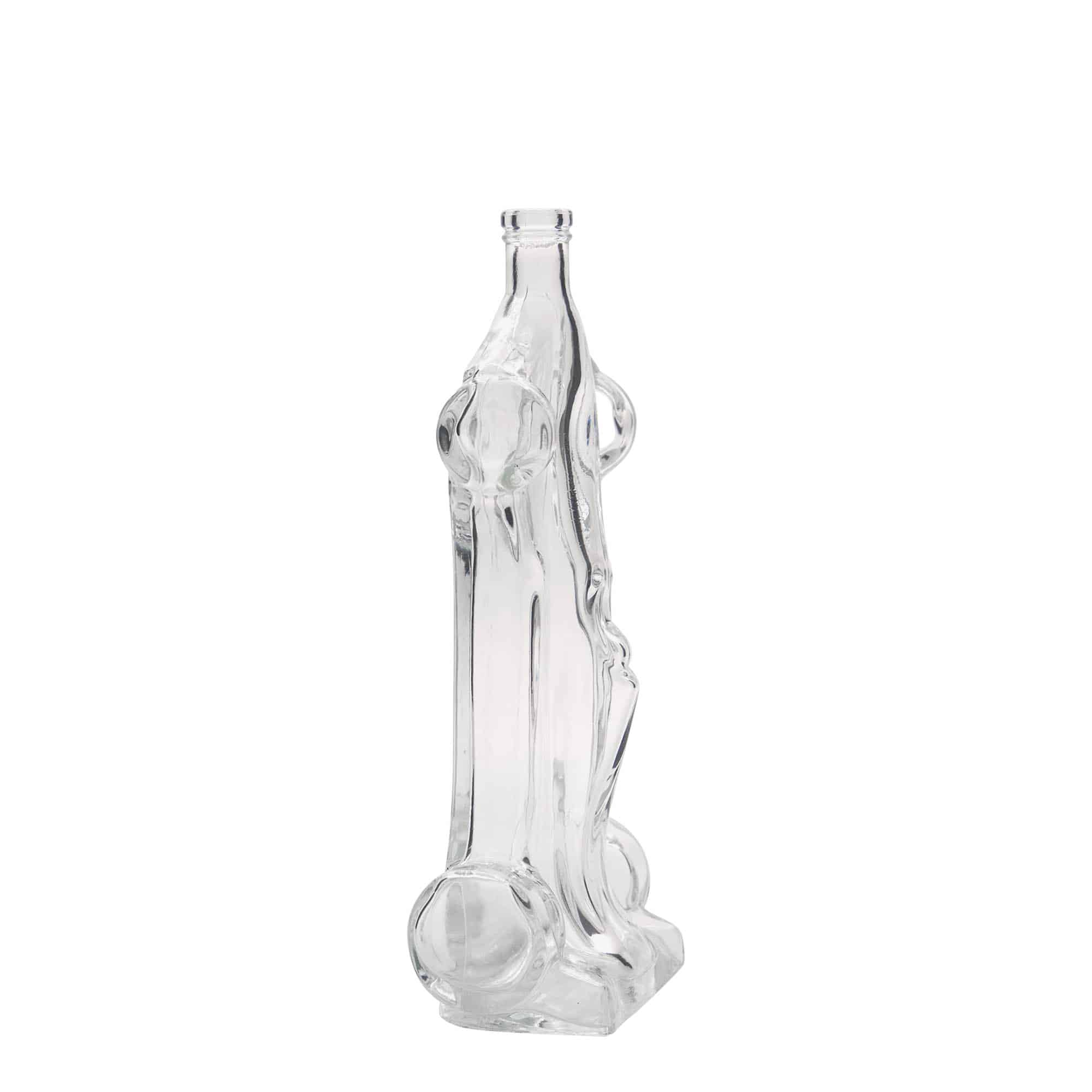 Sticlă de sticlă de 200 ml „Mașină de curse”, gura: dop