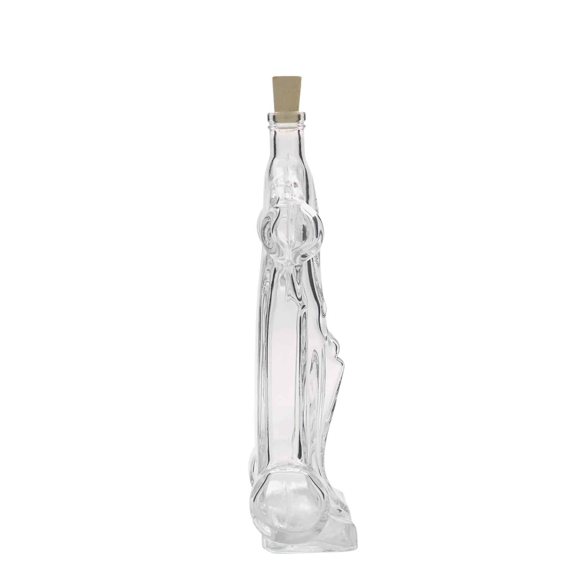 Sticlă de sticlă de 200 ml „Mașină de curse”, gura: dop