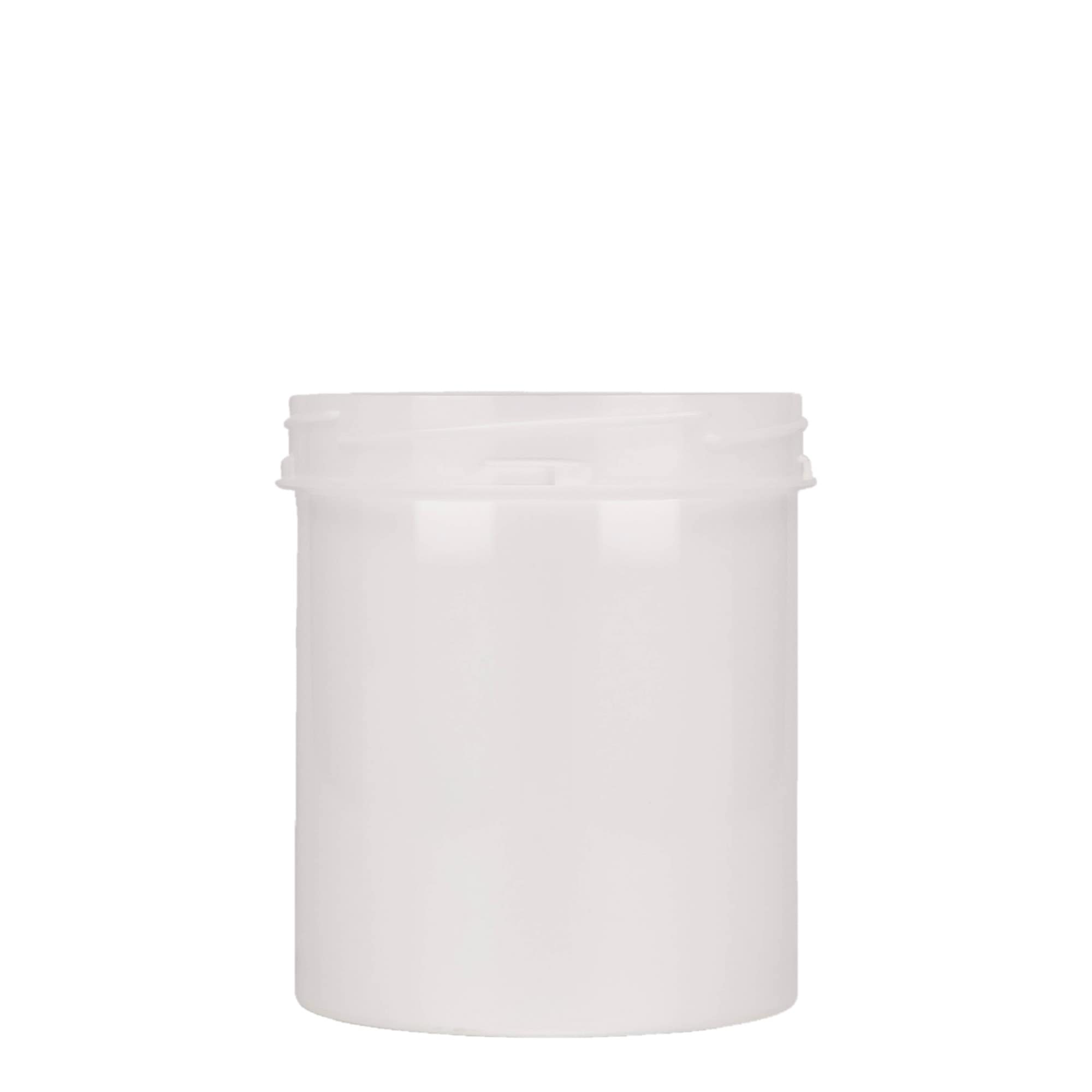 Cutie din plastic de 500 ml „Securilock”, PP, alb, gura: capac cu filet