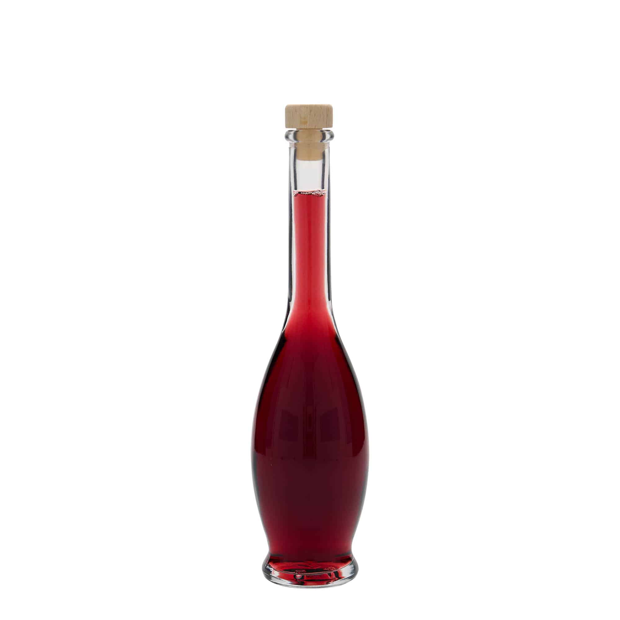 Sticlă de sticlă de 100 ml „Gina”, deschidere: dop de plută
