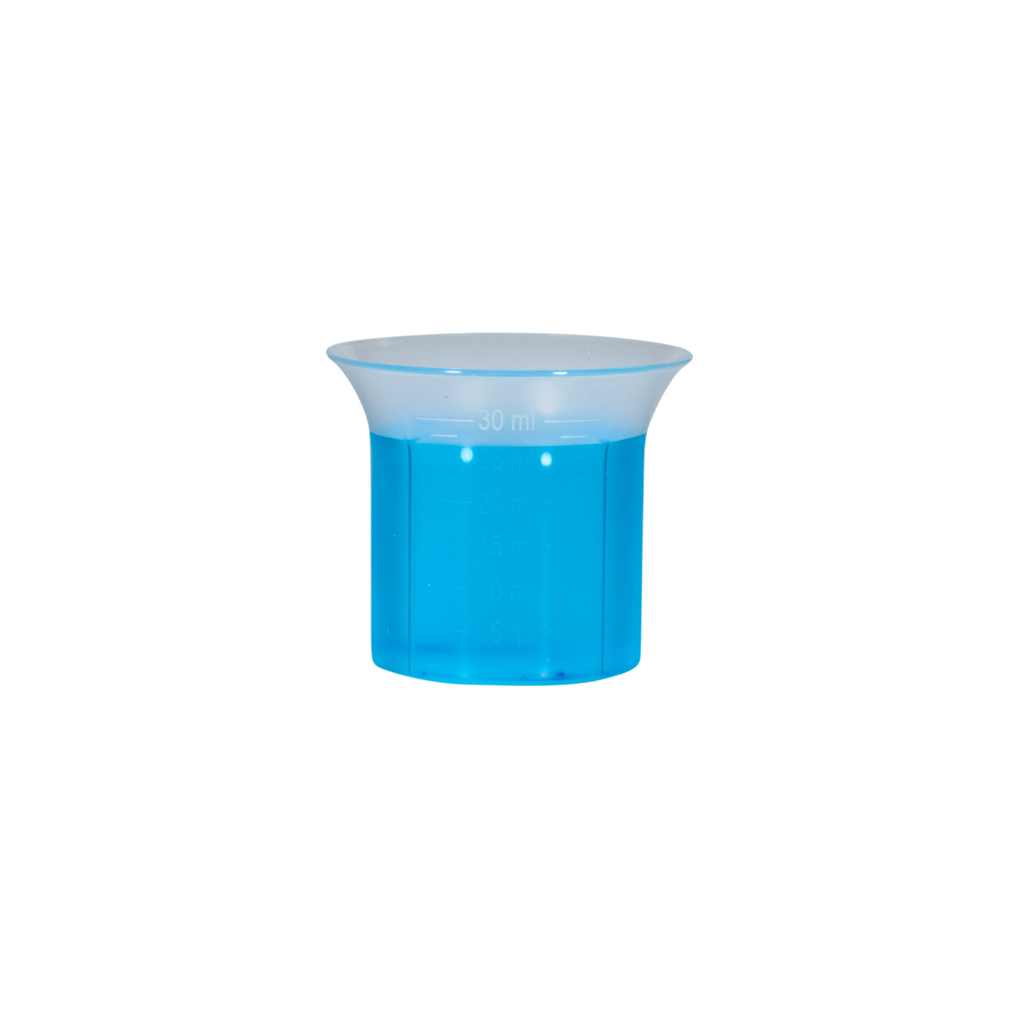 Pahar gradat 5-30 ml, plastic PP
