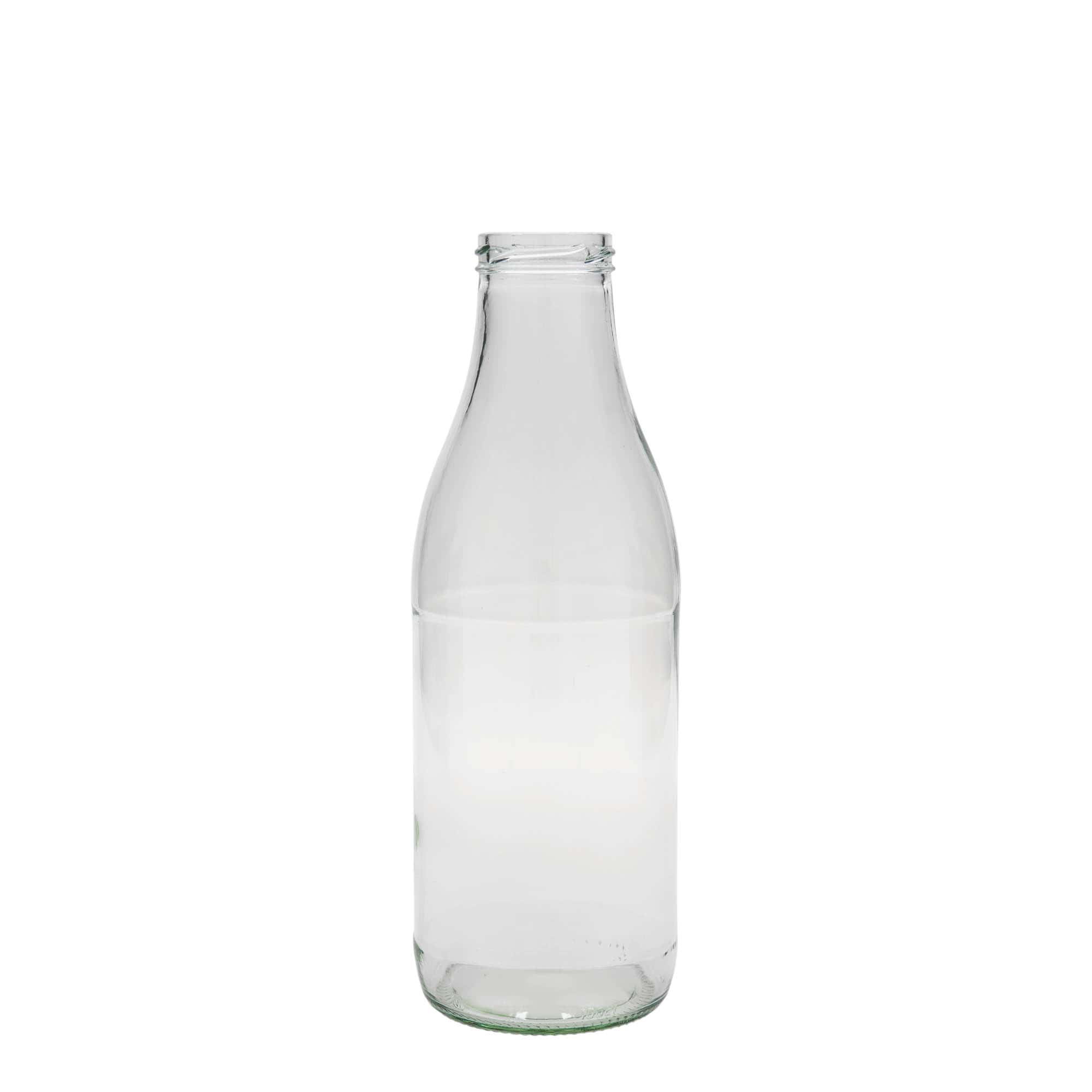 1.000 ml sticlă cu gât larg Lorenzo, gura: Twist-Off (TO 48)