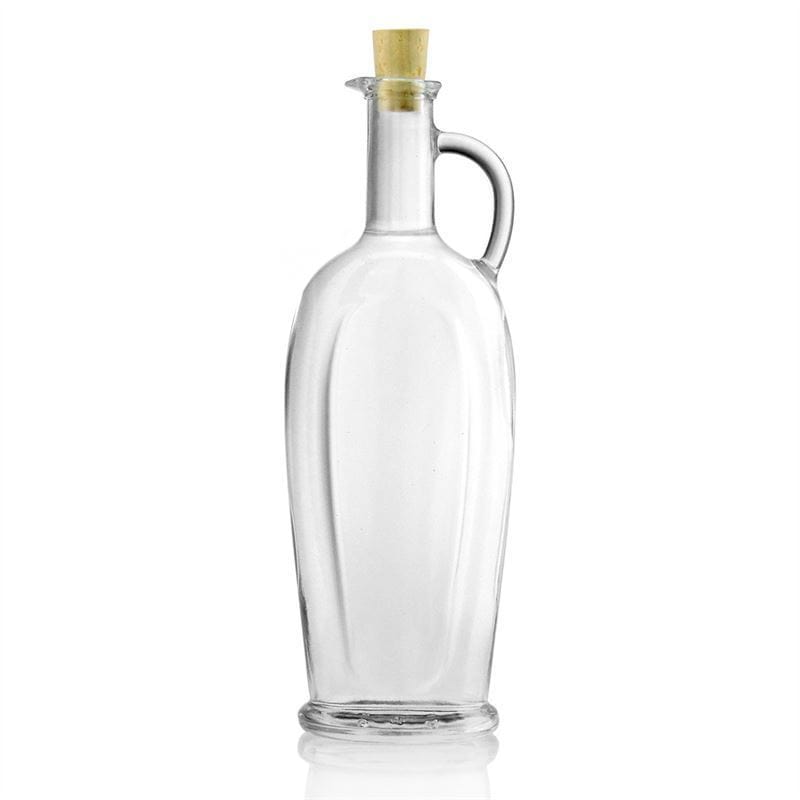 Sticlă de 500 ml „Eleganta”, ovală, gura: dop de plută