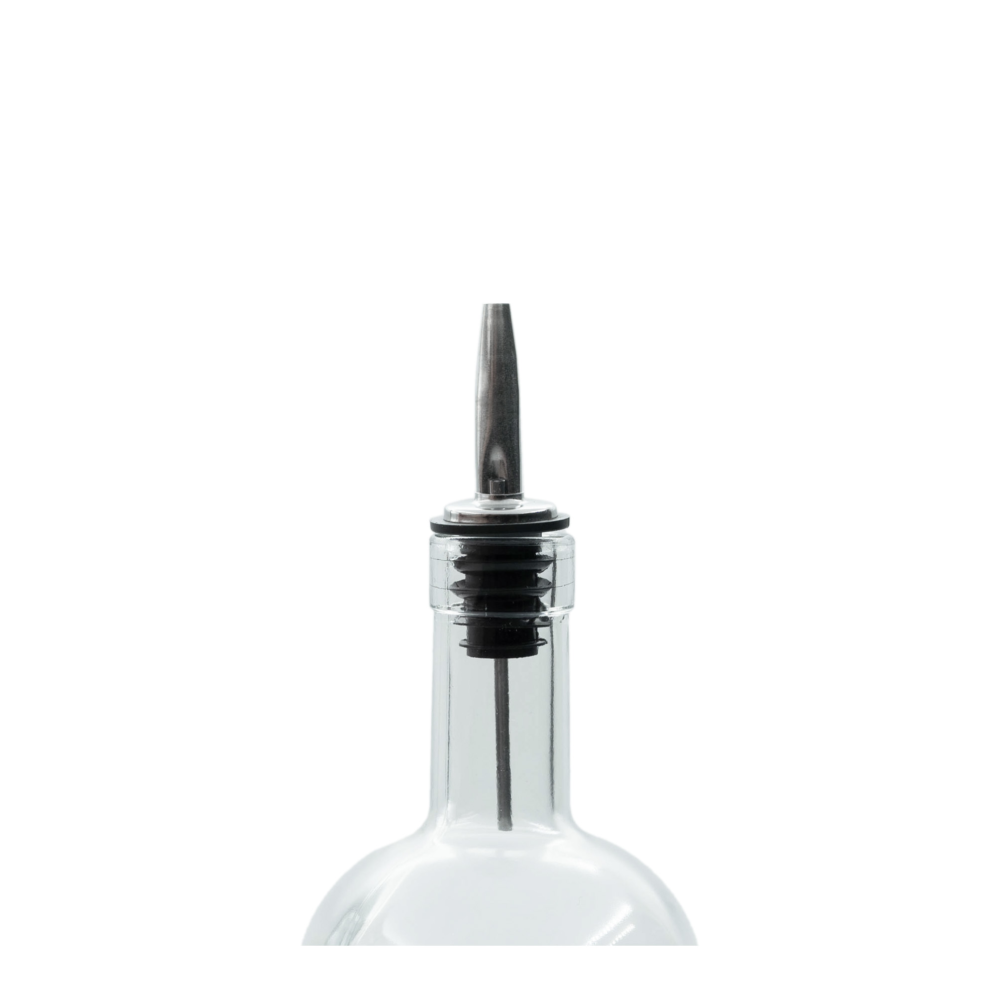 Dispenser inox cu tub de aer, oțel inoxidabil, argintiu-negru Dispenser inox cu tub de aer, oțel inoxidabil, argintiu-negru