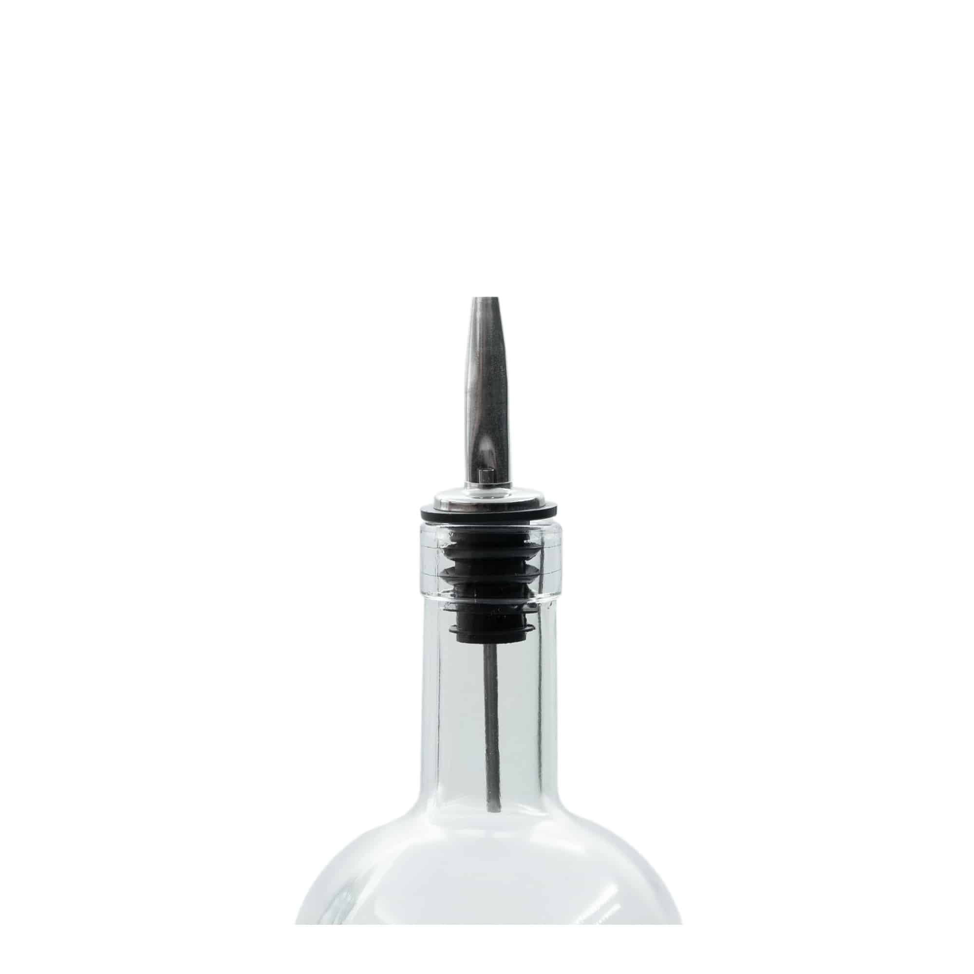 Dispenser inox cu tub de aer, oțel inoxidabil, argintiu-negru