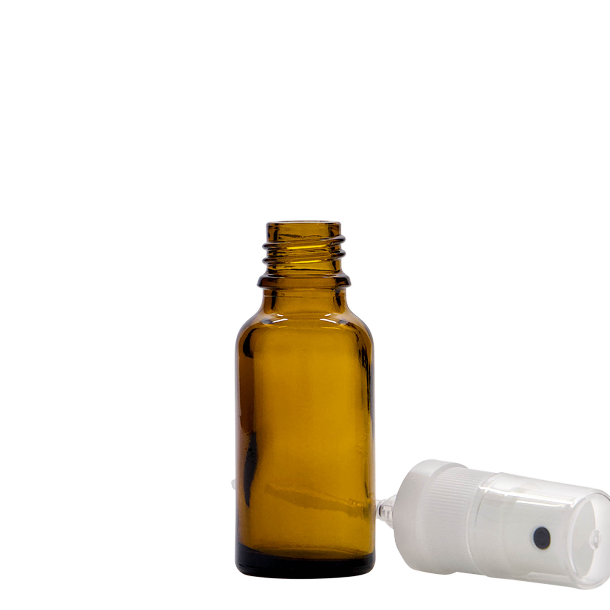 20 ml sticlă cu pulverizator medicină, sticlă, maro, gura: DIN 18 20 ml sticlă cu pulverizator medicină, sticlă, maro, gura: DIN 18
