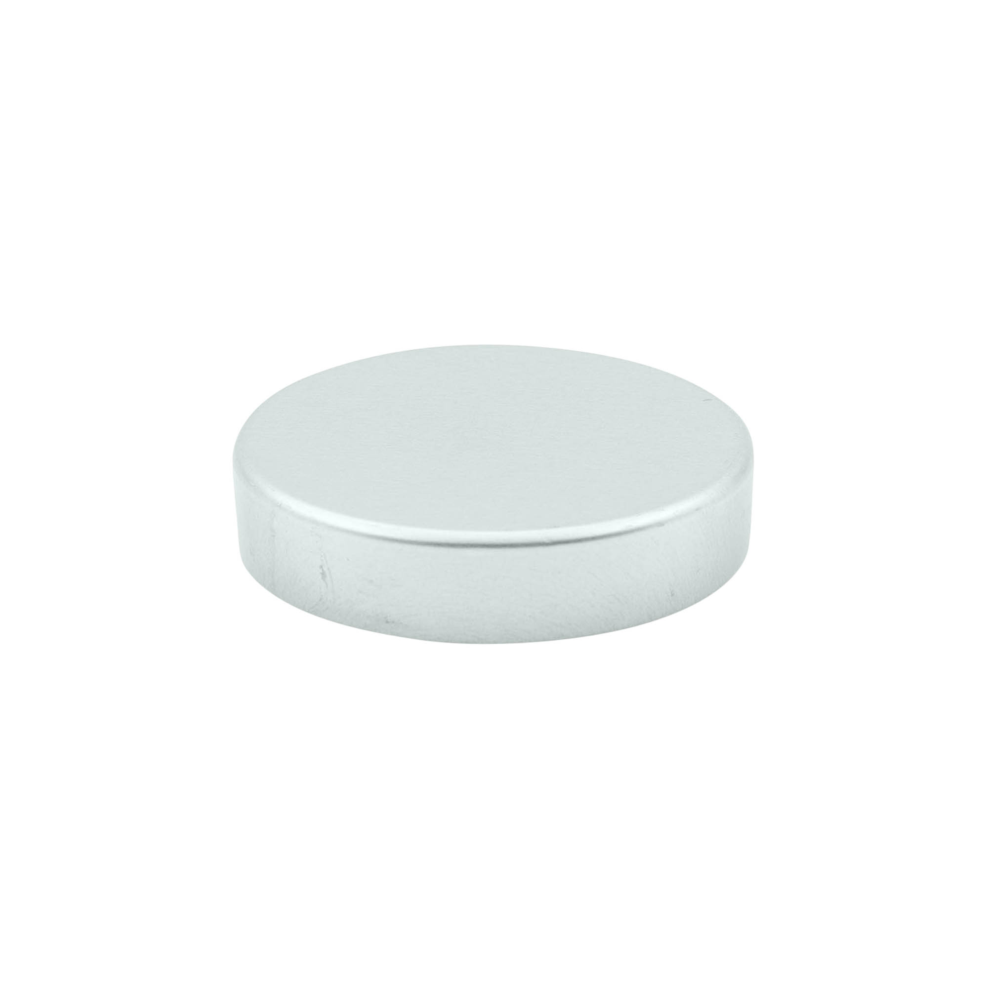 Capac cu filet, metalic, argintiu, pentru gura: 45/400