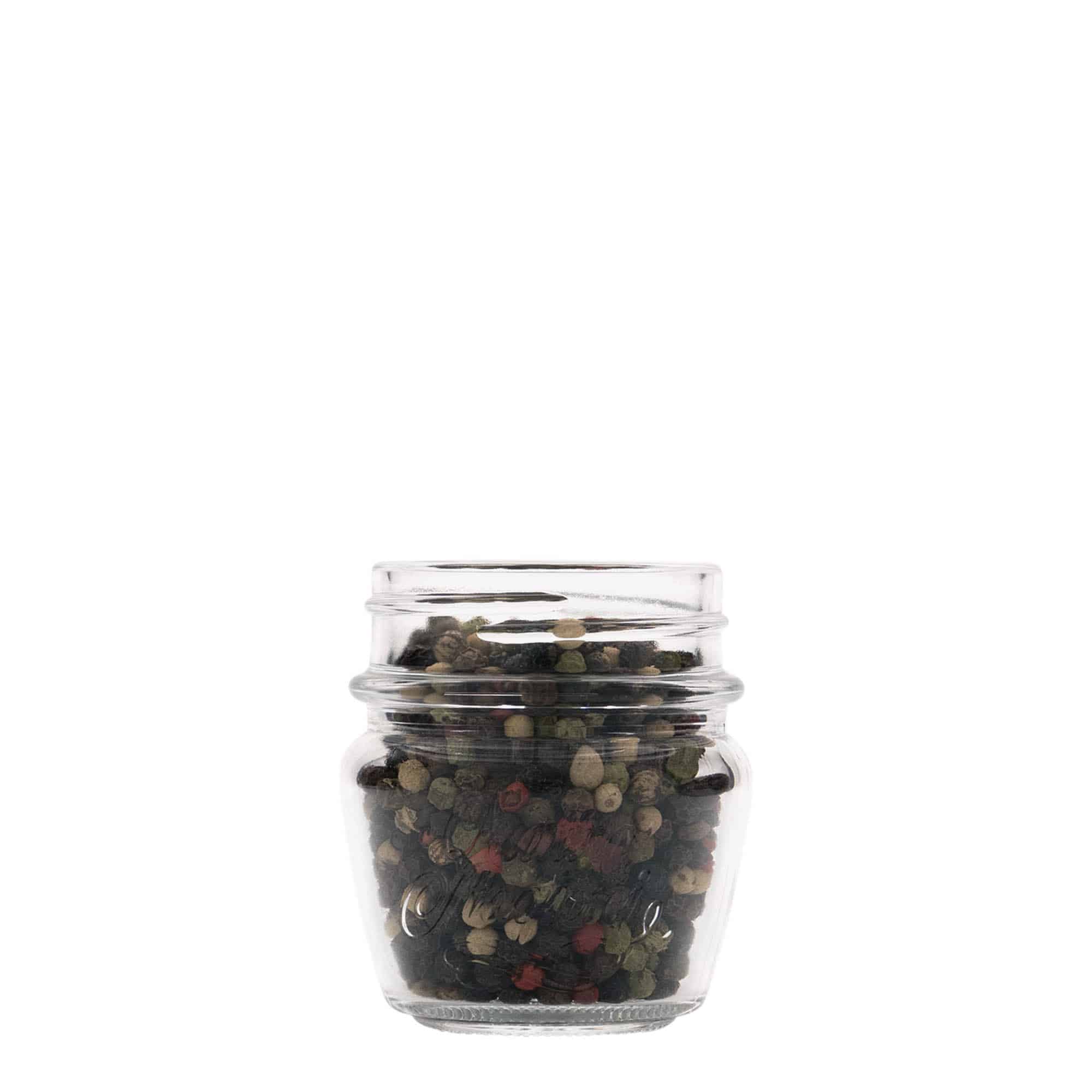80 ml borcan pentru bijuterii „Quattro Stagioni”, gura: capac cu filet 80 ml borcan pentru bijuterii „Quattro Stagioni”, gura: capac cu filet