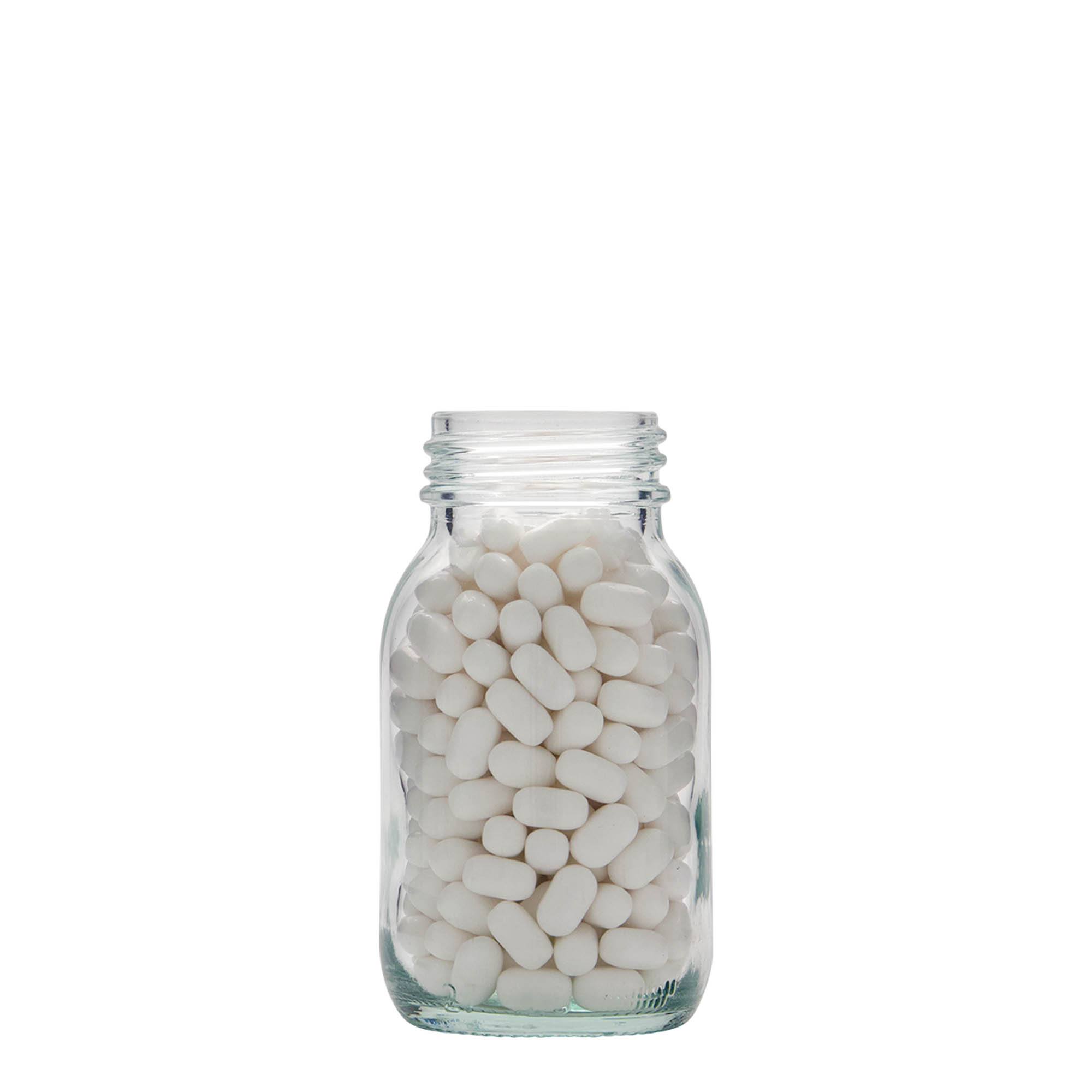 125 ml borcan cu gât larg, deschidere: DIN 40