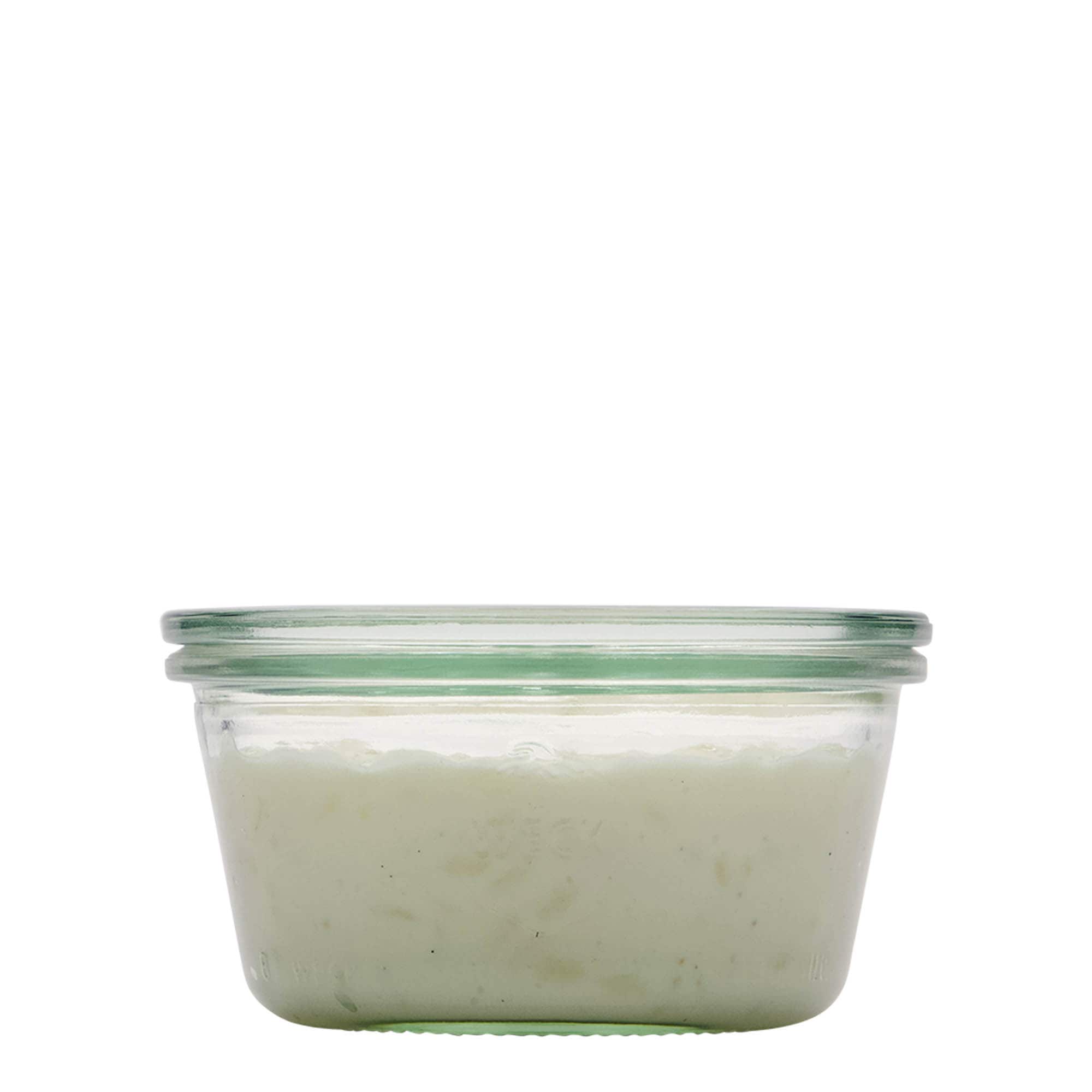 290 ml borcan WECK cu gura largă, margine rotundă