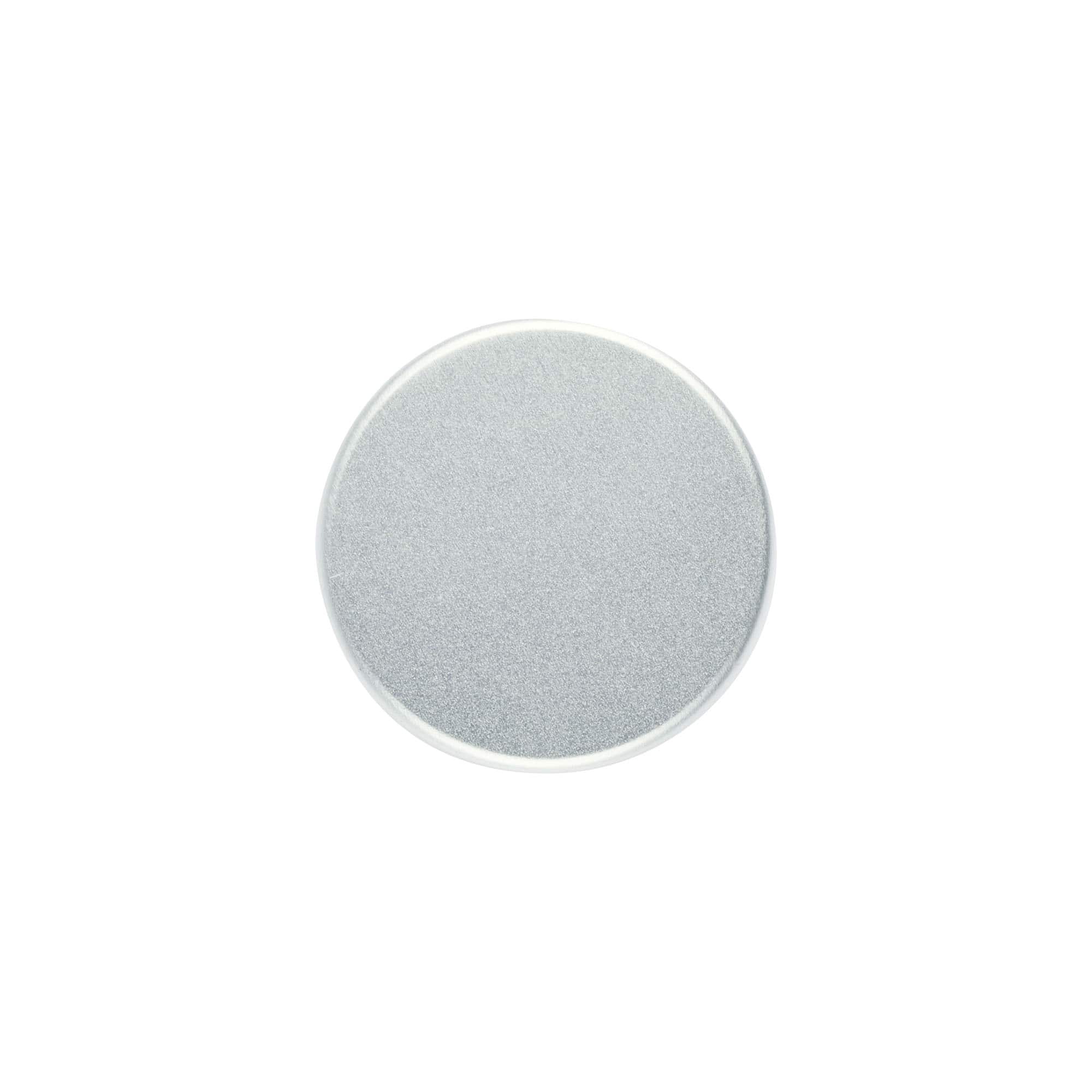 Capac cu filet, metalic, argintiu, pentru deschidere: GPI 33/400