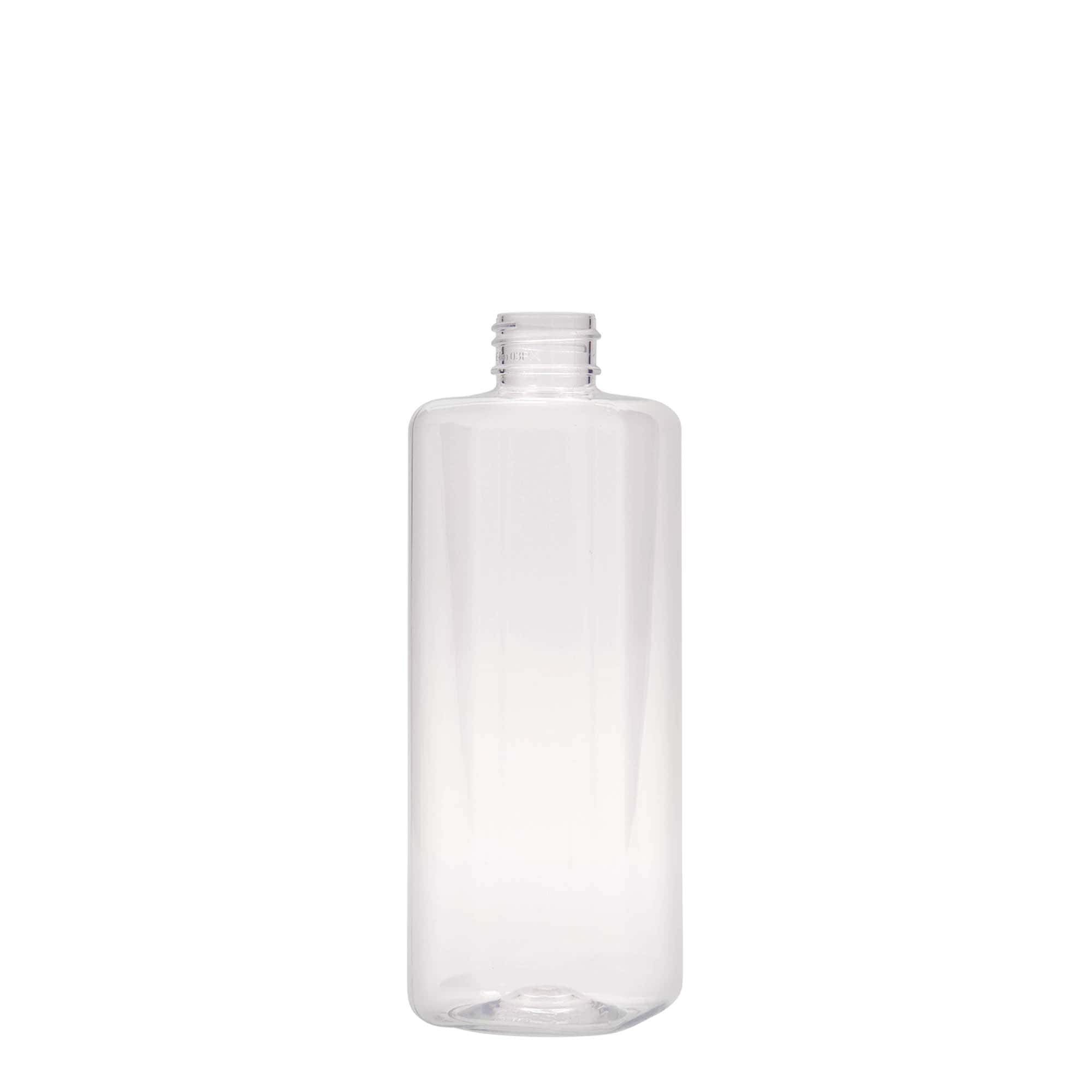 Sticlă PET de 300 ml „Karl”, pătrată, plastic, gura: 24/410