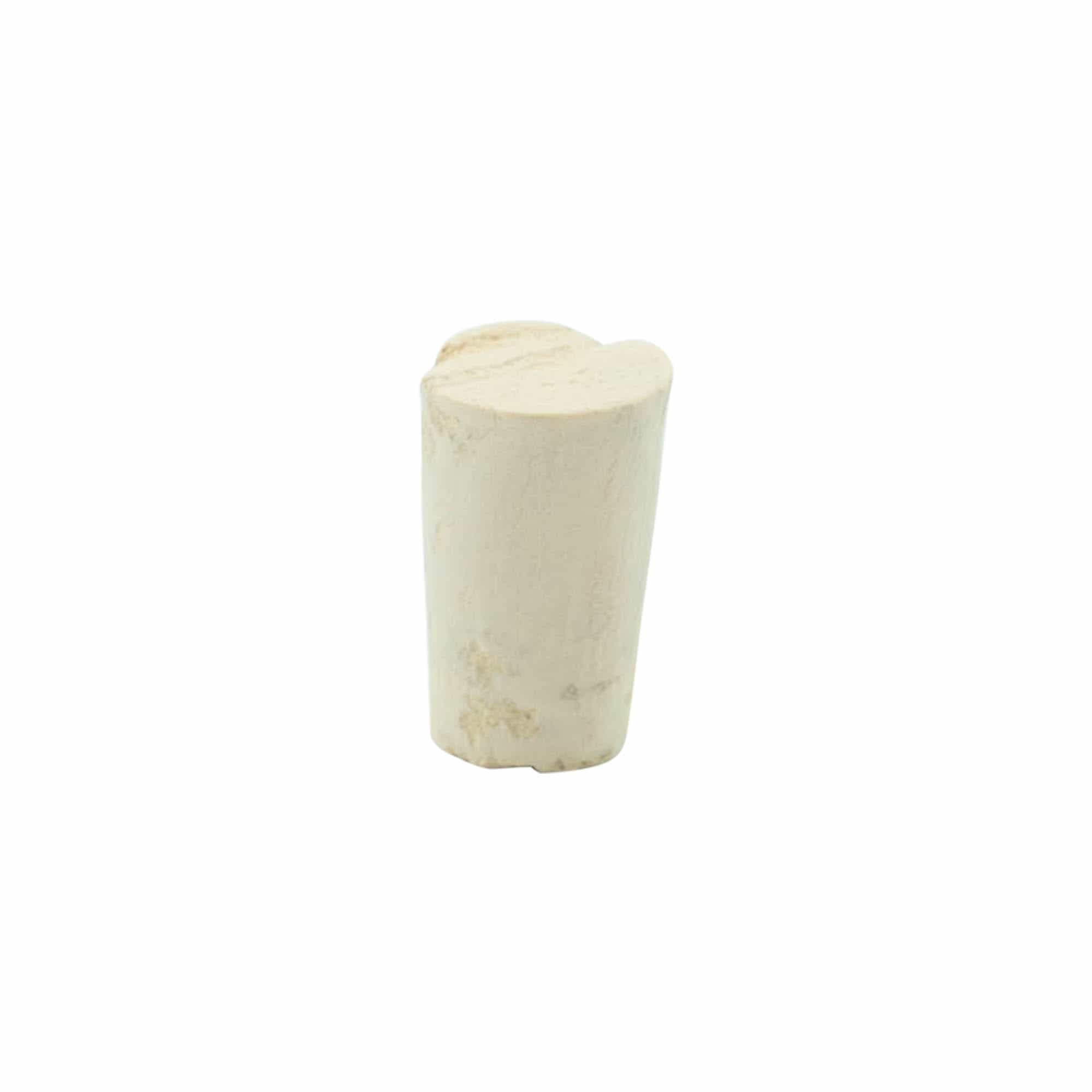 Dop conic 11-14 x 22, plută naturală, albăstrită, pentru gură: plută
