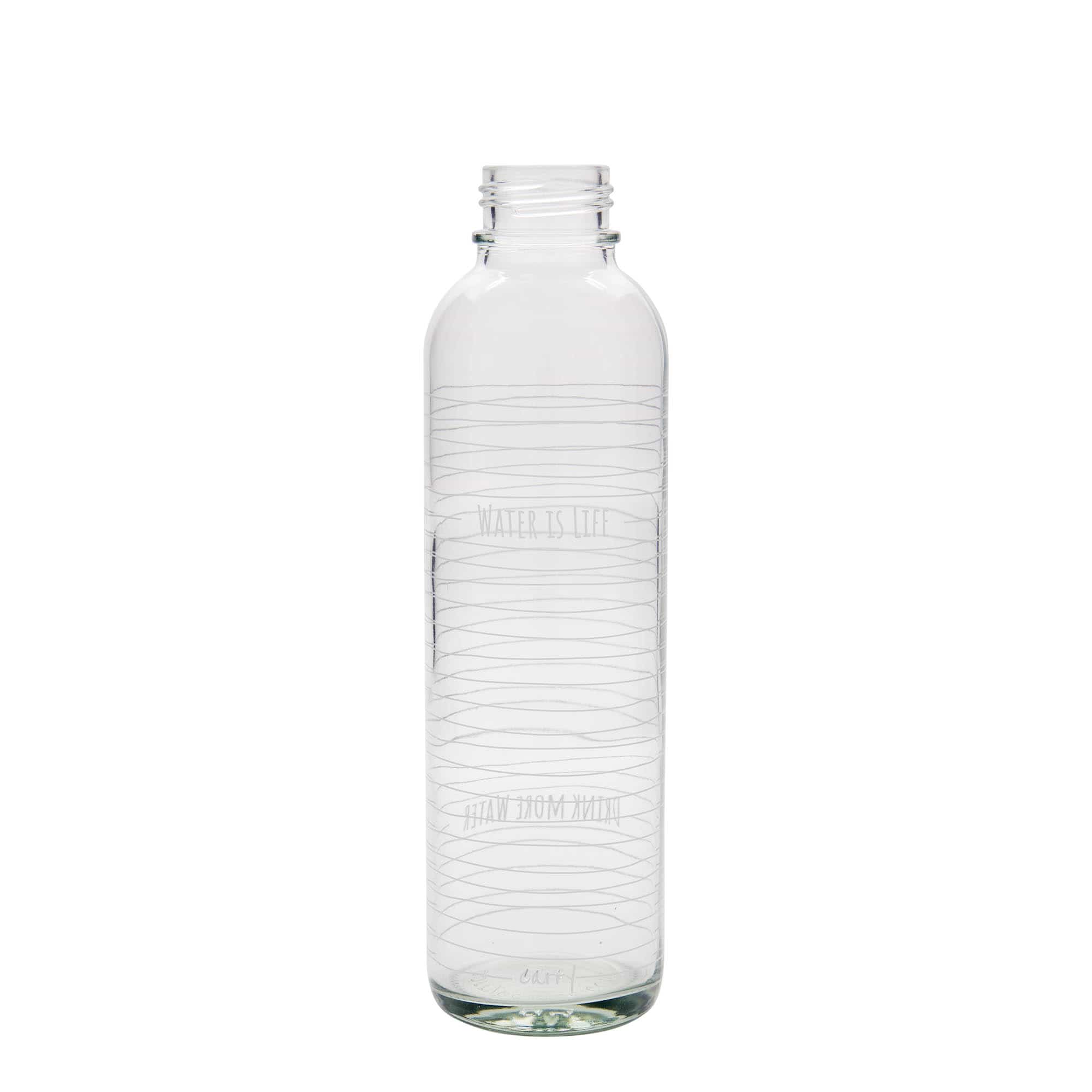 Sticlă de băut de 700 ml CARRY Bottle „Apa este viață”, deschidere: capac cu filet