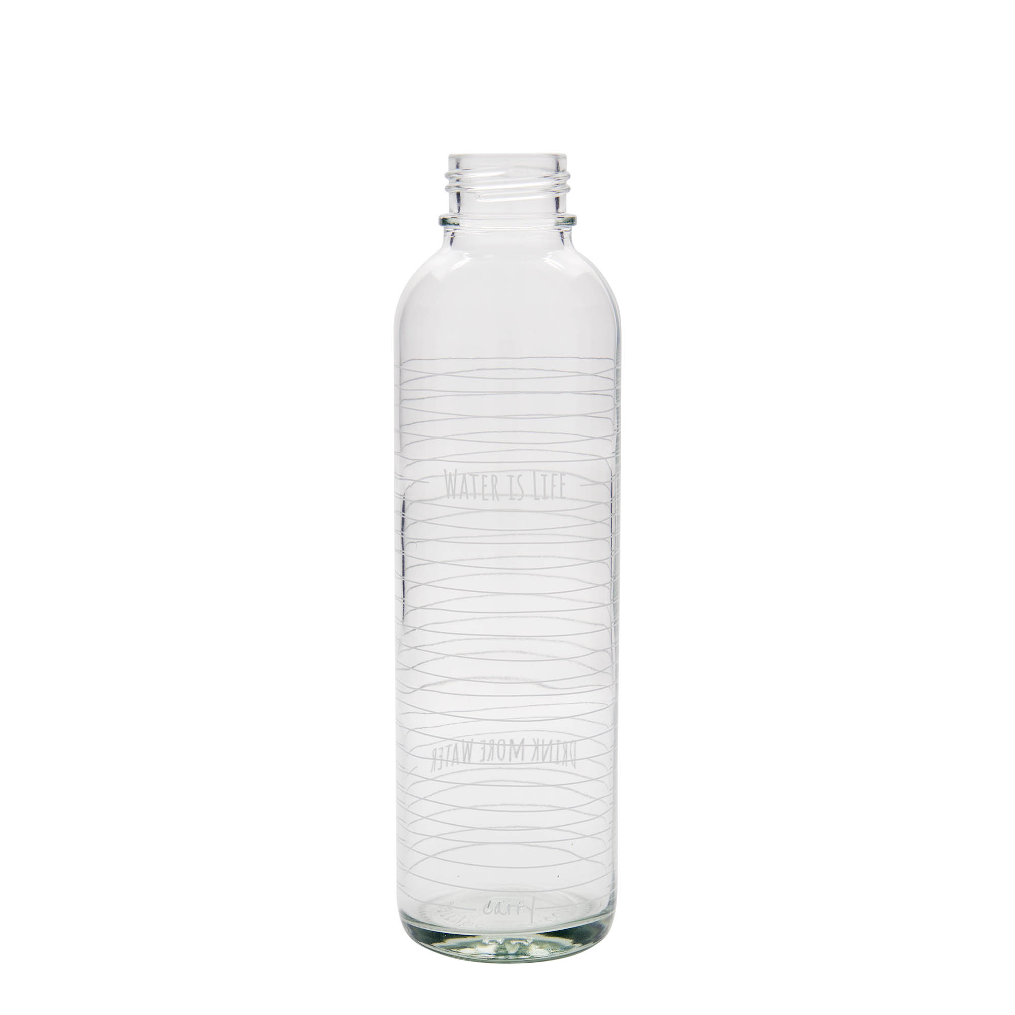 Sticlă de băut de 700 ml CARRY Bottle „Apa este viață”, deschidere: capac cu filet