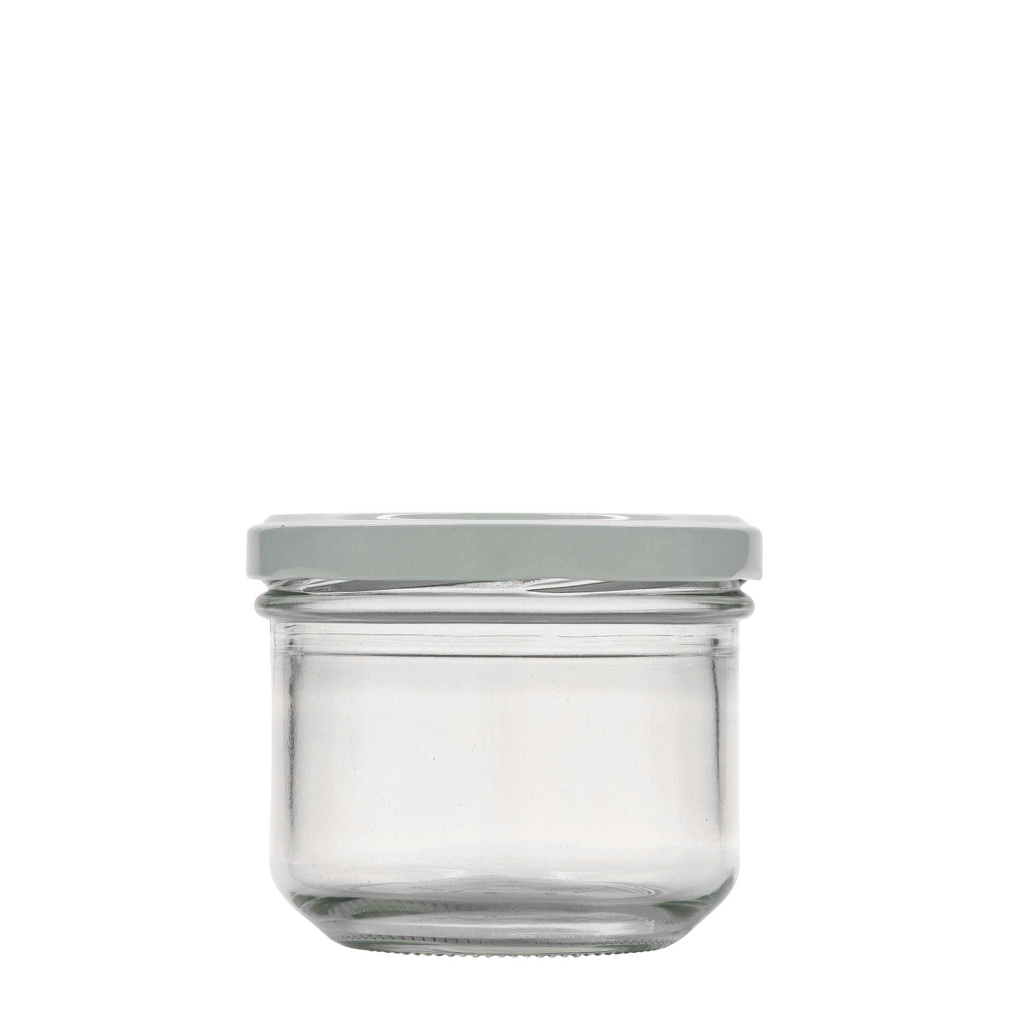 250 ml borcan cu gât drept, deschidere: Twist-Off (TO 82) 250 ml borcan cu gât drept, deschidere: Twist-Off (TO 82)