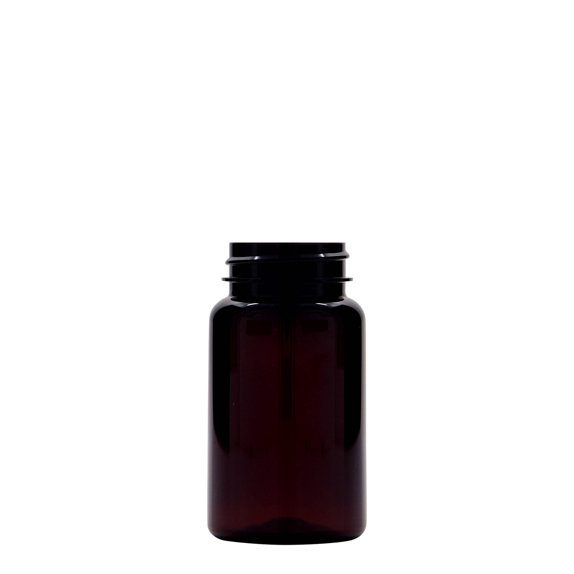 100 ml ambalaj PET, plastic, maro, gura: 38/400